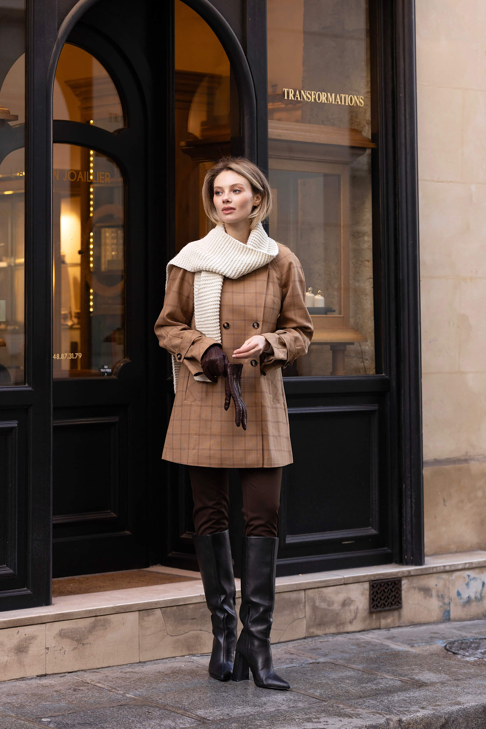 Francine Short Trench Coat