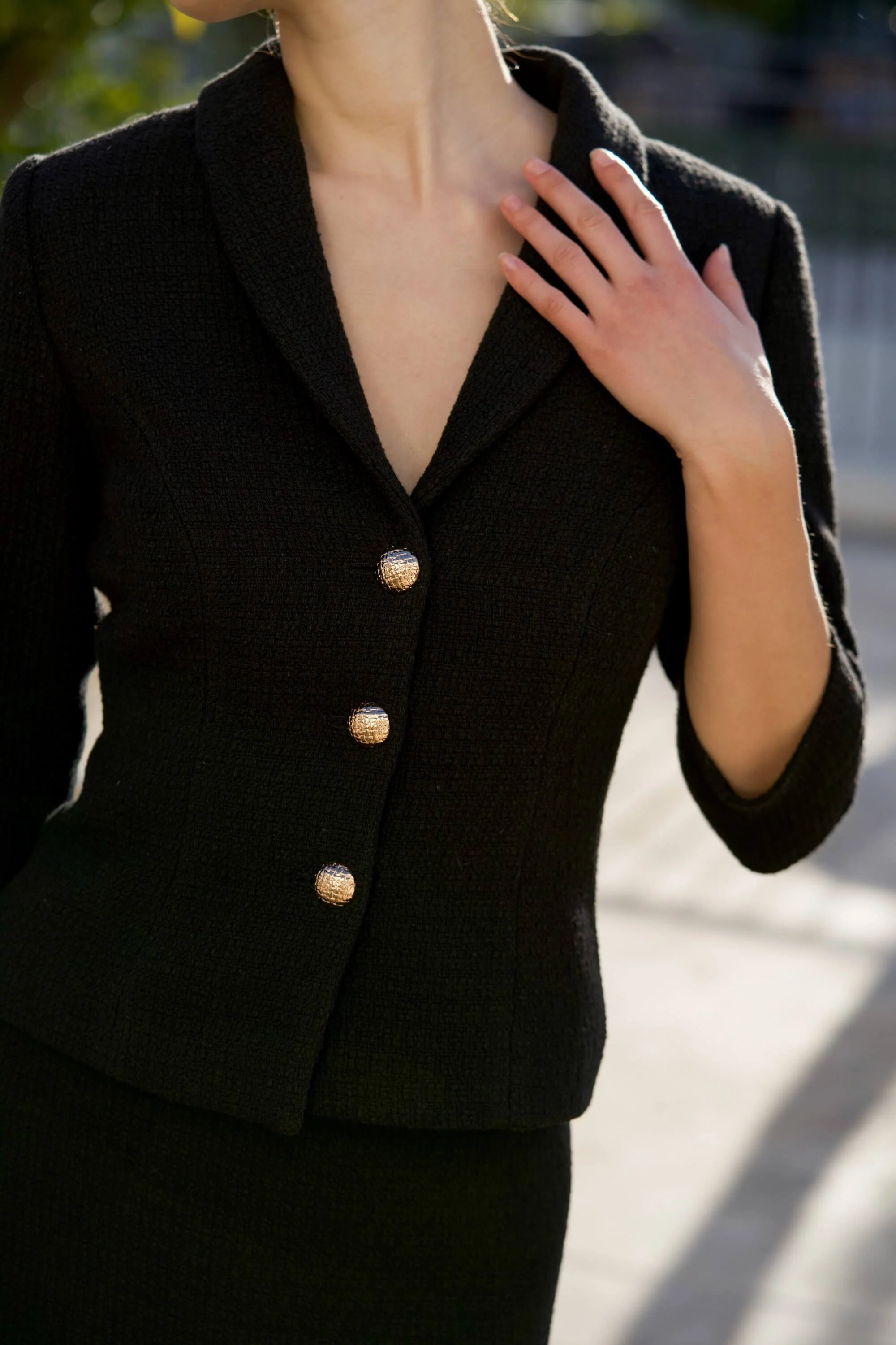 Margaux Cotton Tweed Two Piece - Image 10