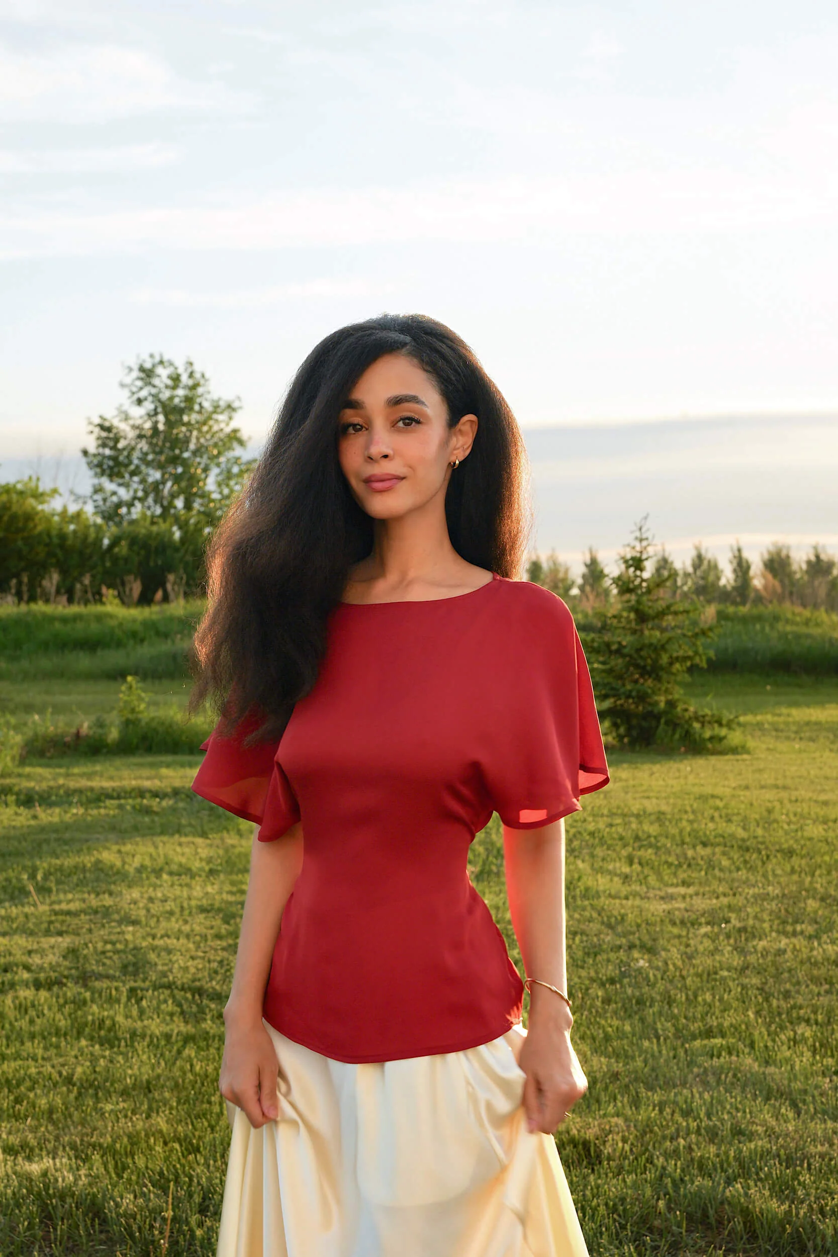 Lyra Silk Top - Image 2