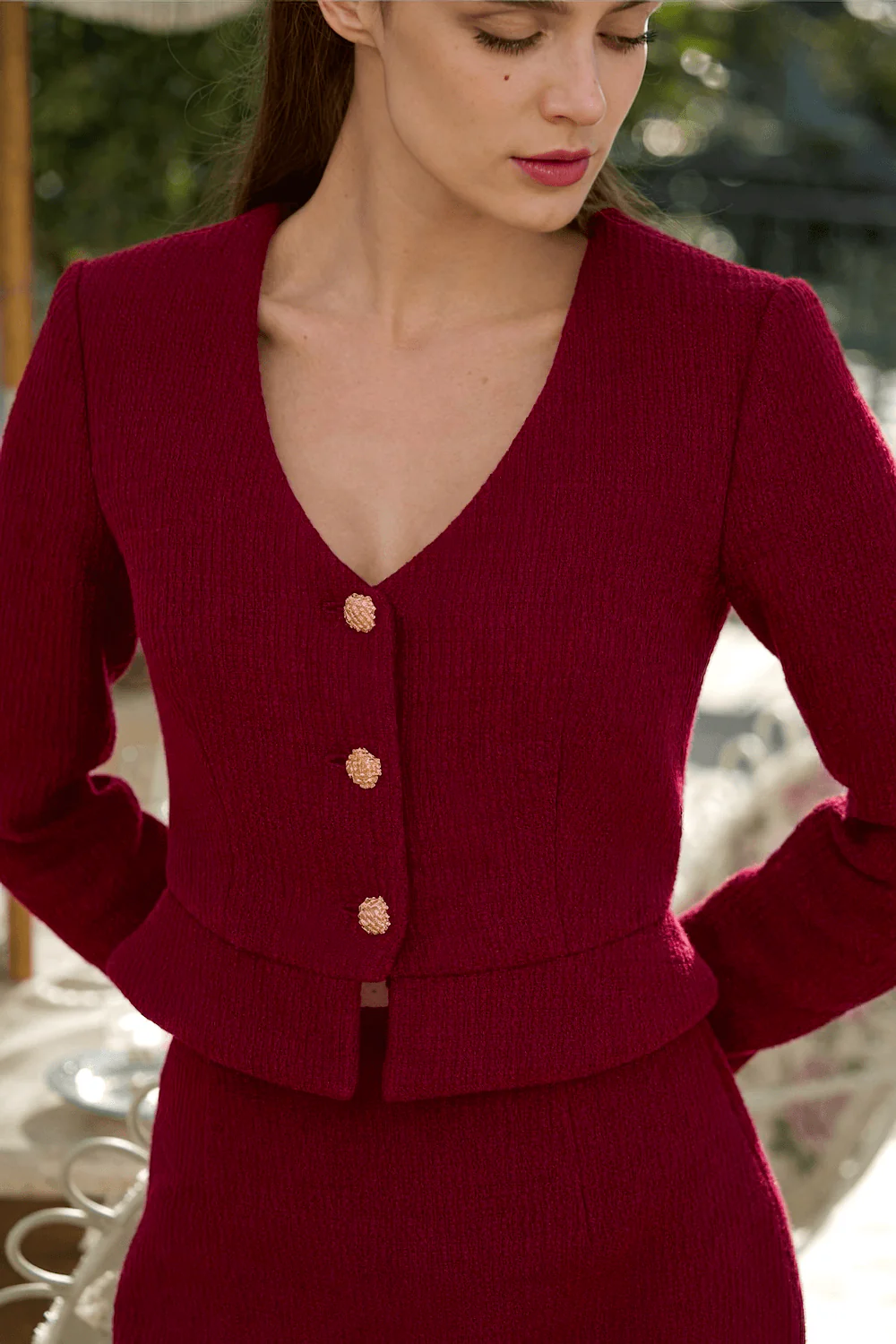 Milana Cotton Tweed Two Piece - Image 3