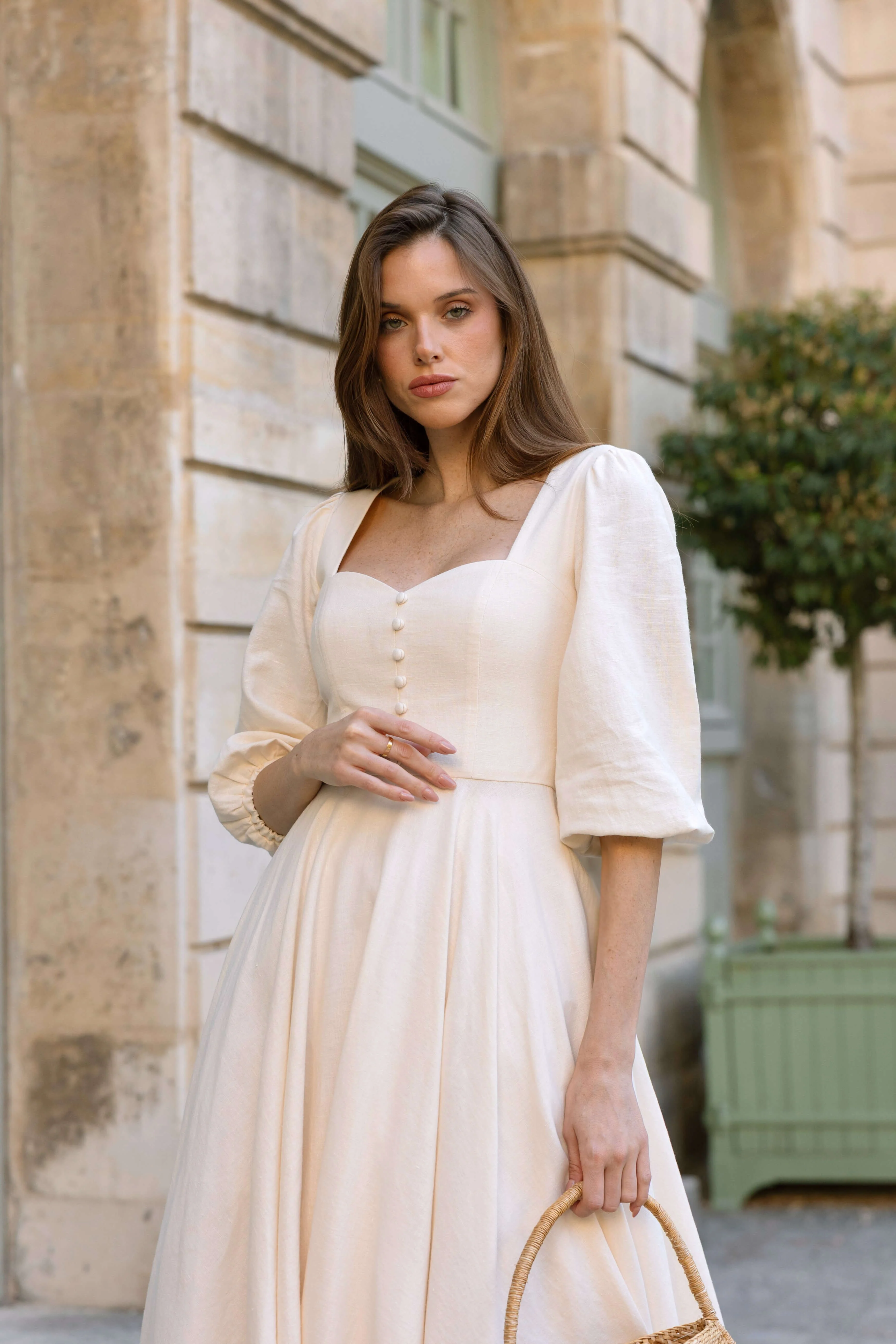 Bardetta Linen Dress - Image 11