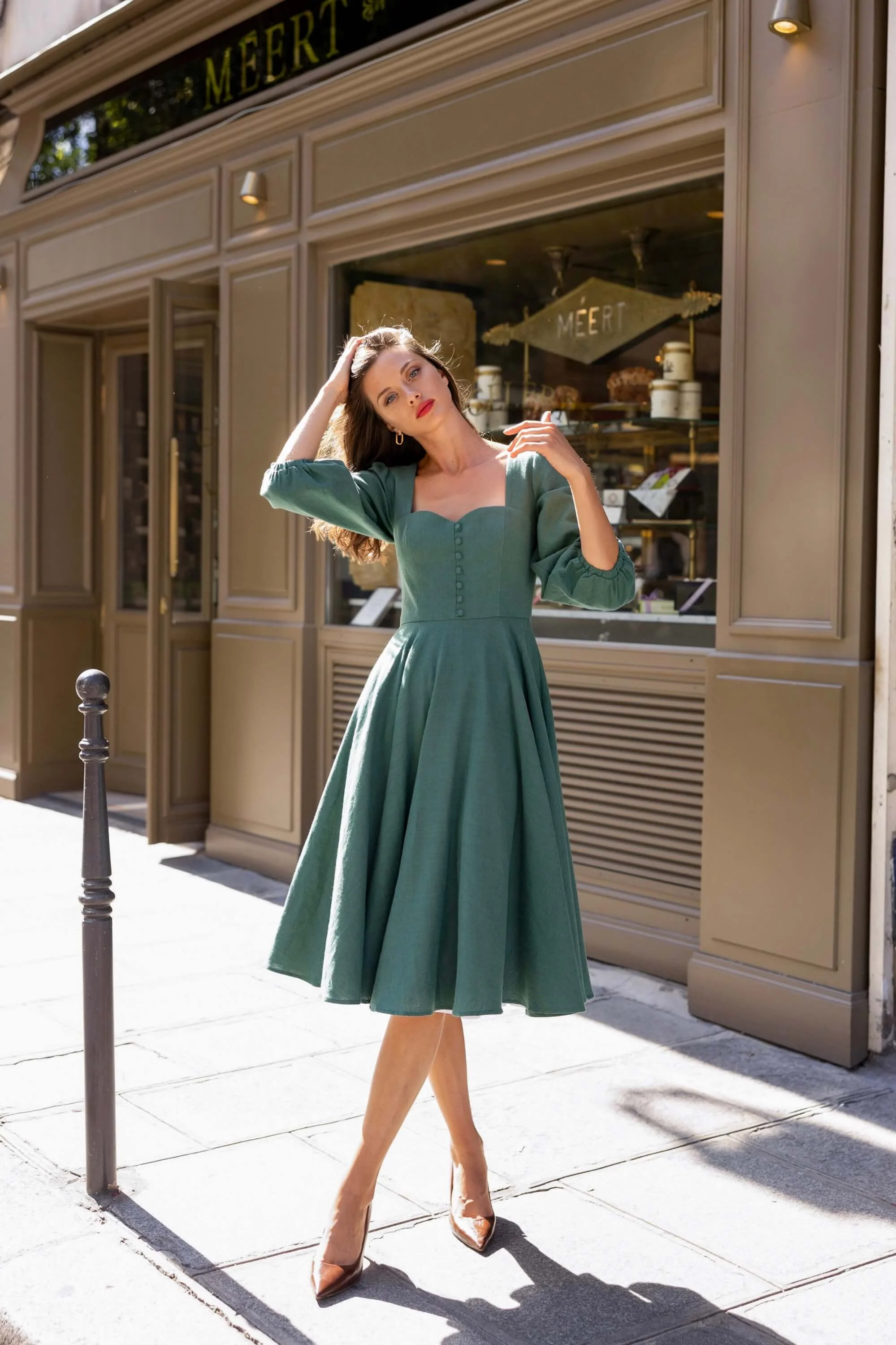 Bardetta Linen Dress - Image 18