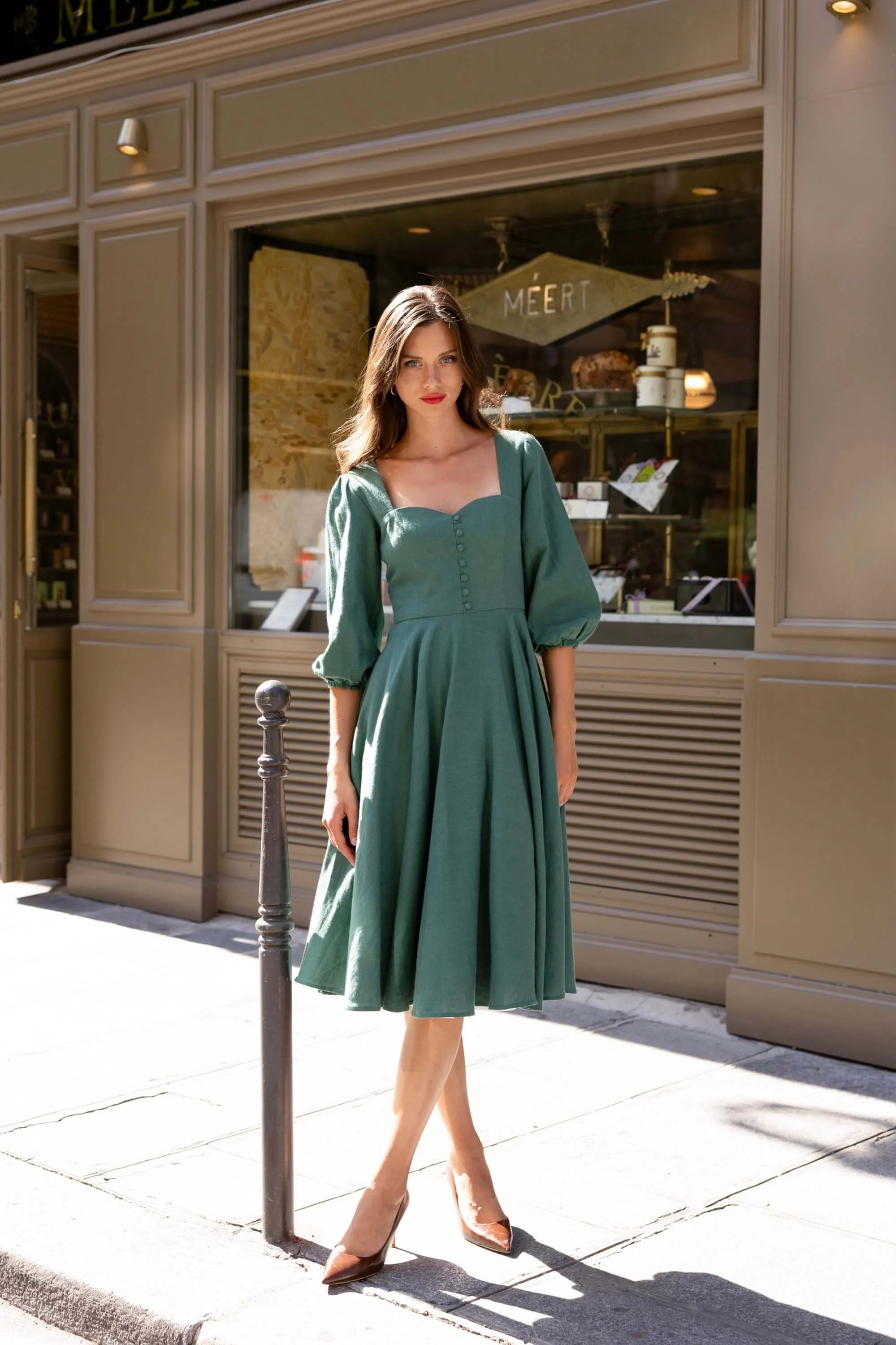 Bardetta Linen Dress - Image 21