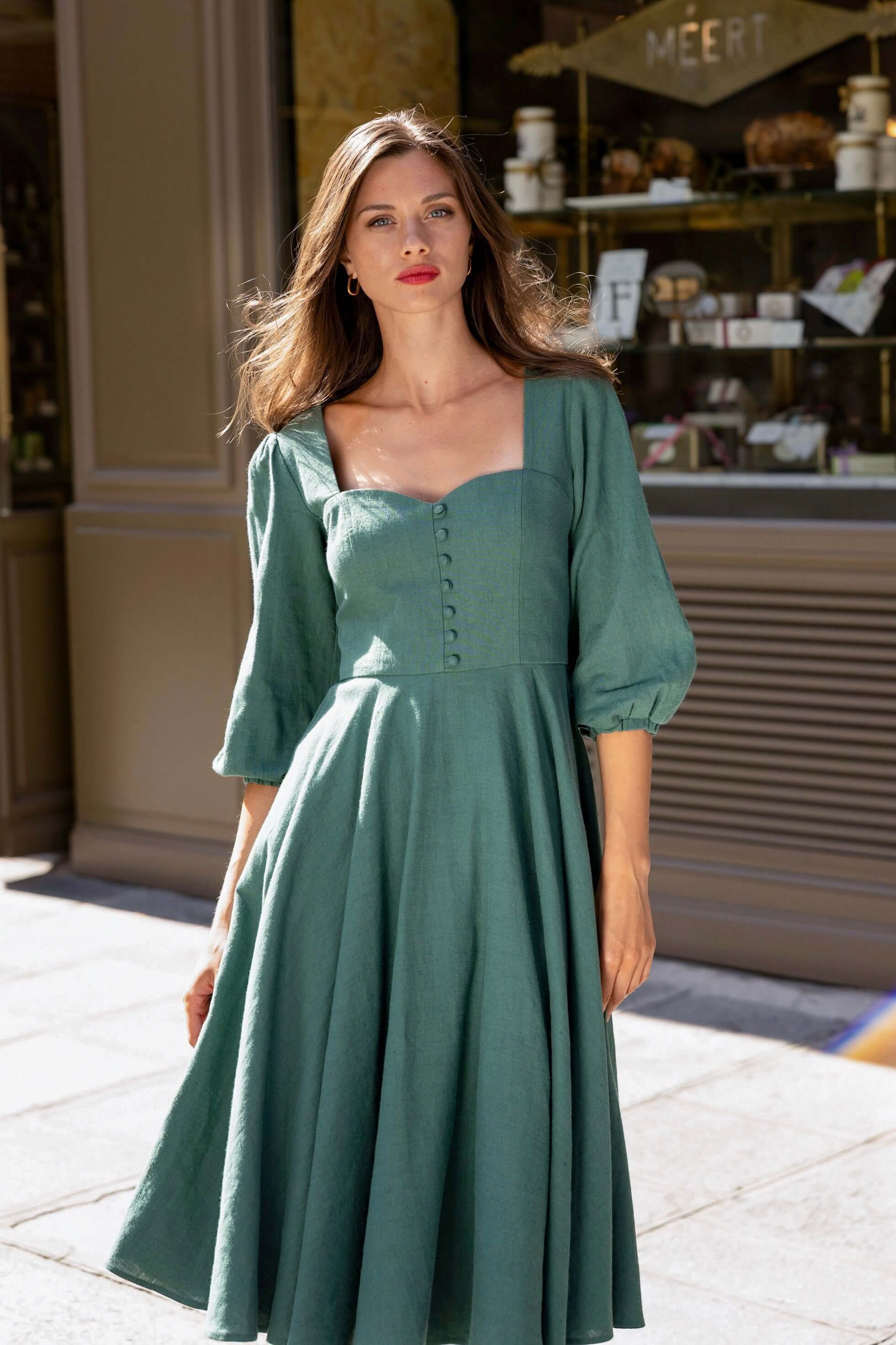 Bardetta Linen Dress - Image 23