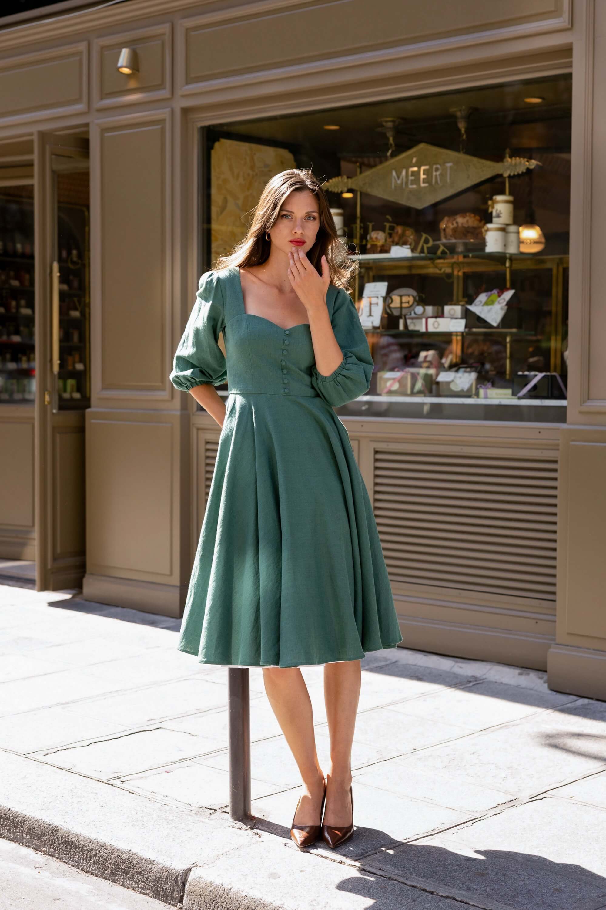 Bardetta Linen Dress - Image 25