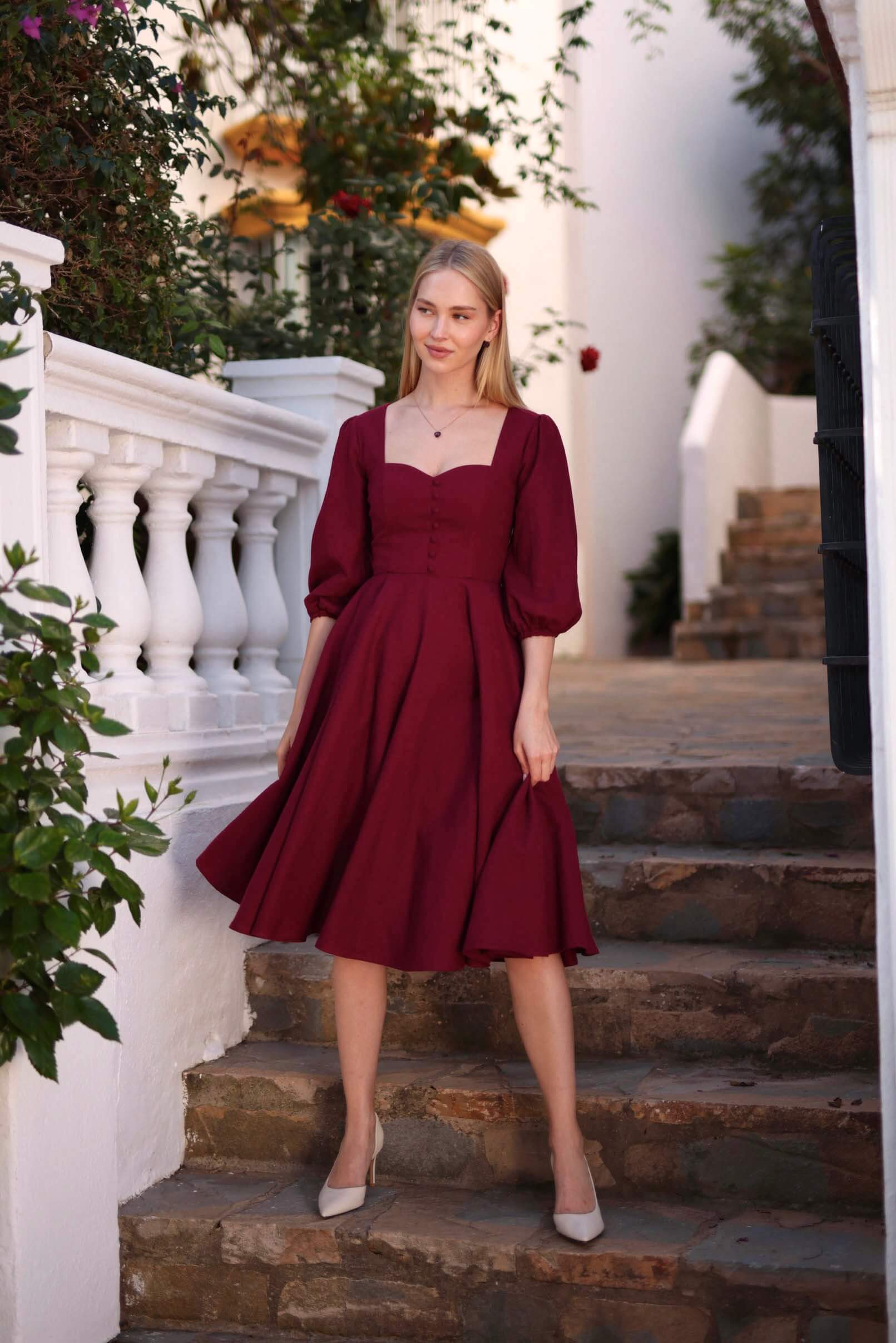 Bardetta Linen Dress - Image 30