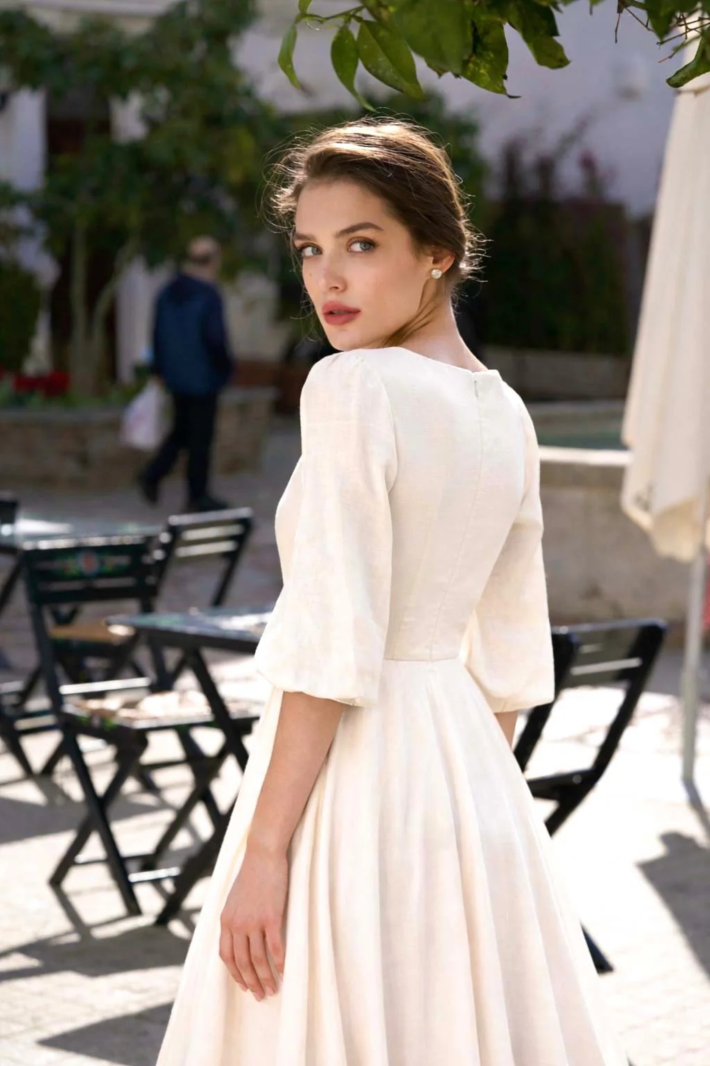 Bardetta Linen Dress - Image 7