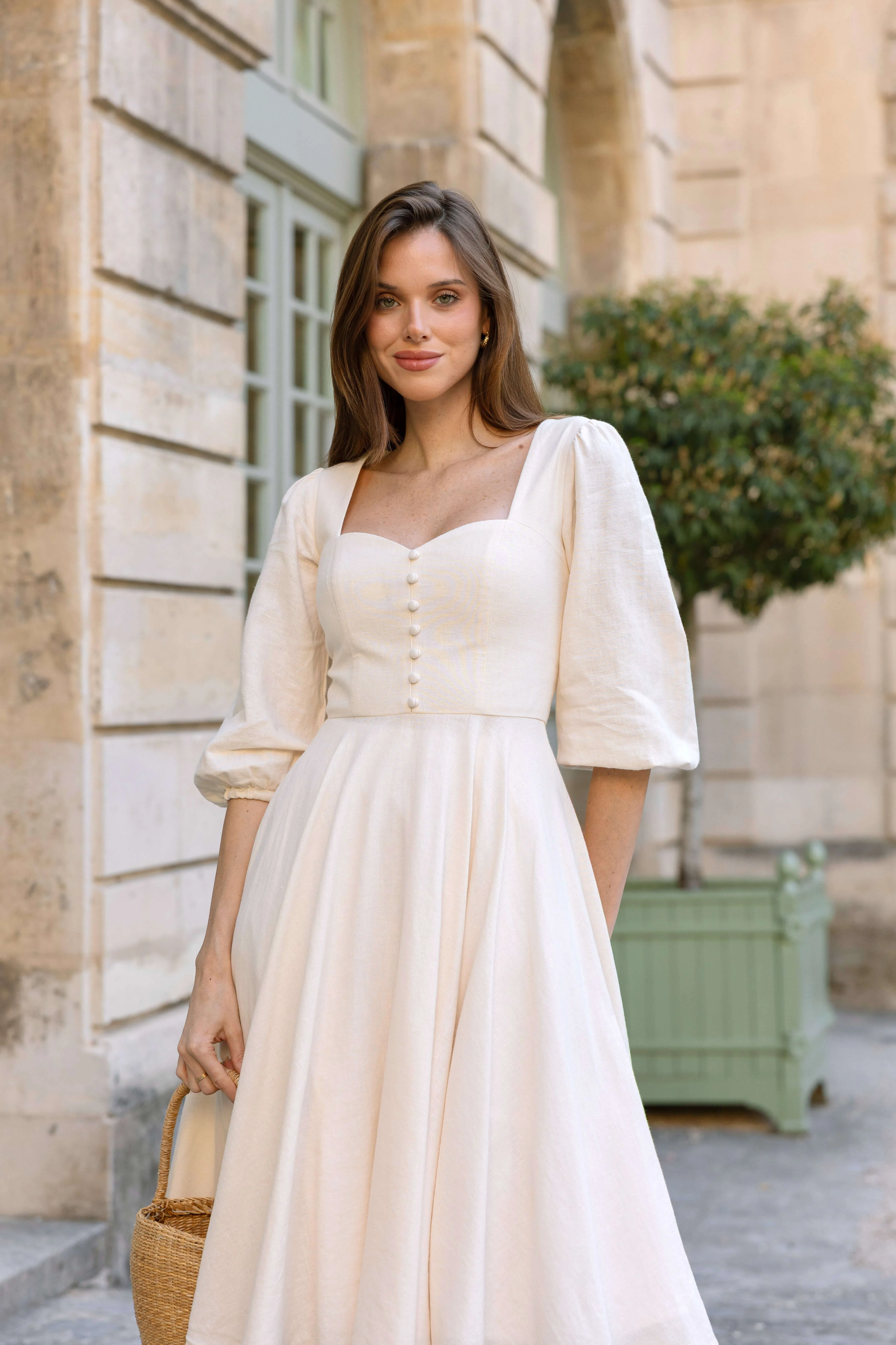 Bardetta Linen Dress - Image 8