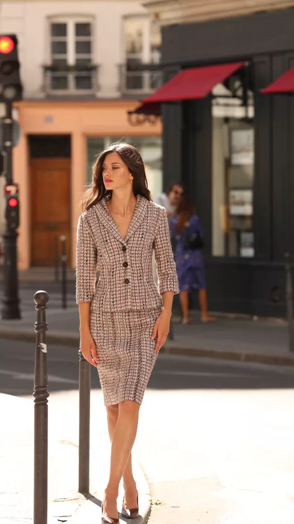 Margaux Tweed Two Piece - Image 5