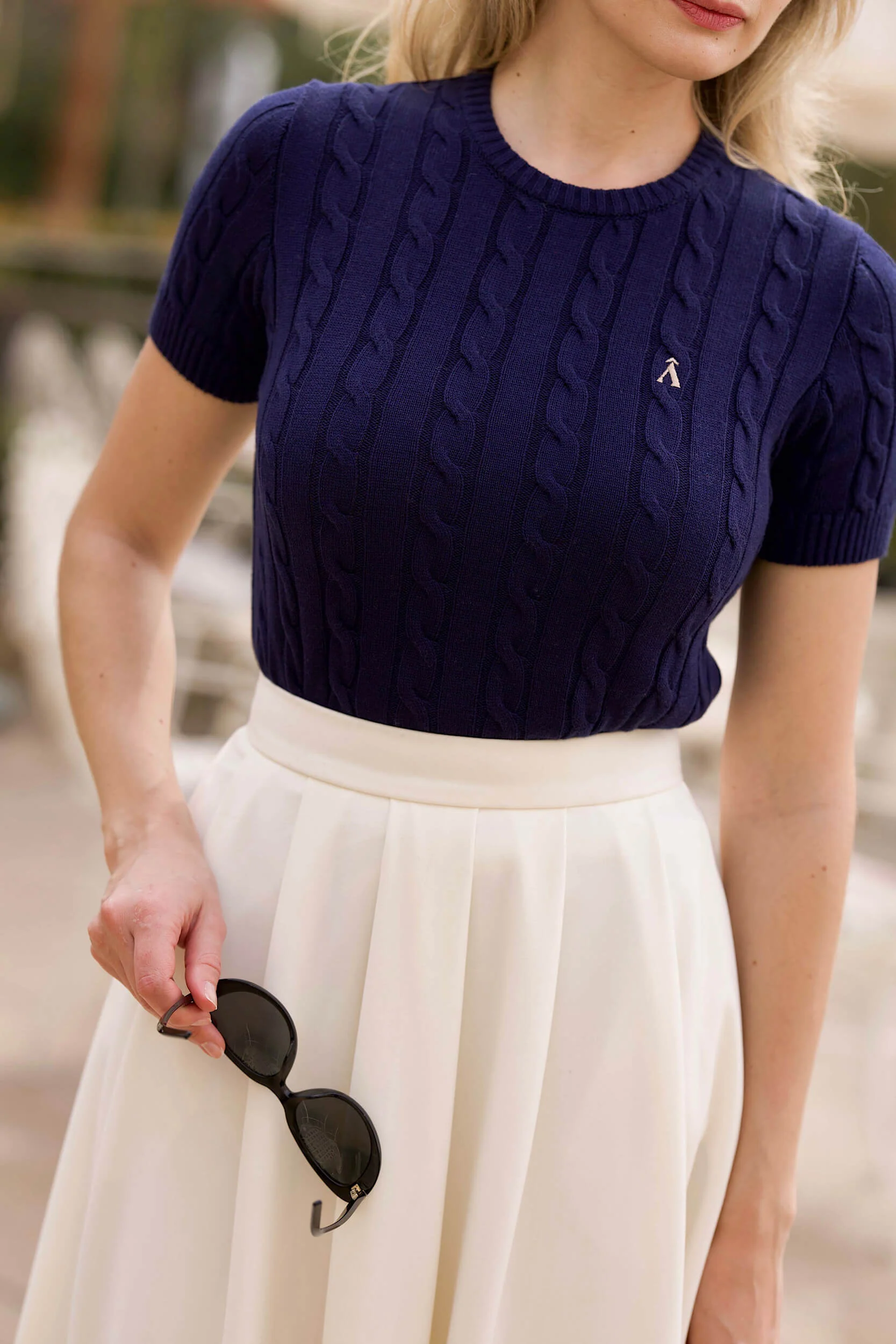 Tina Cable Knit Top - Image 8