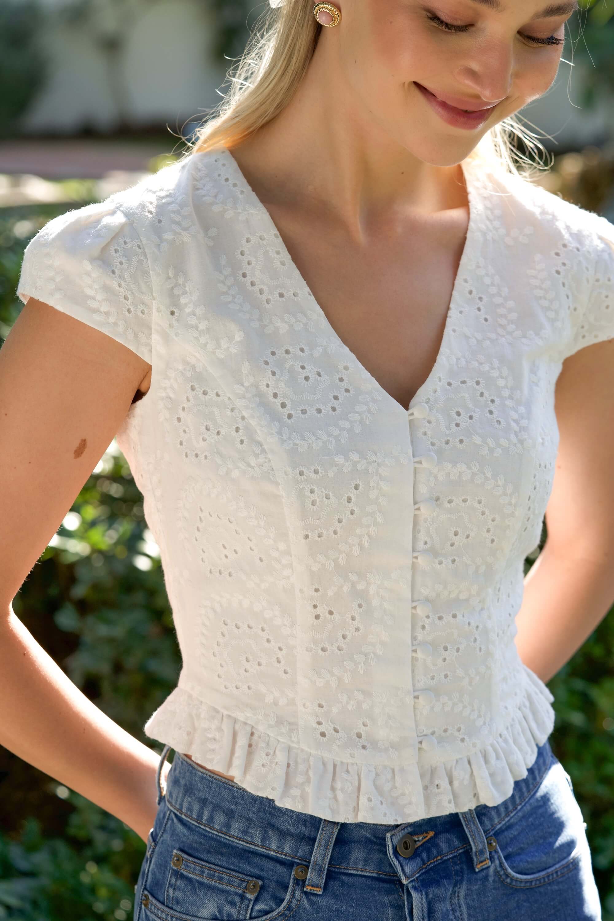 Gina Cotton Blouse - Image 9