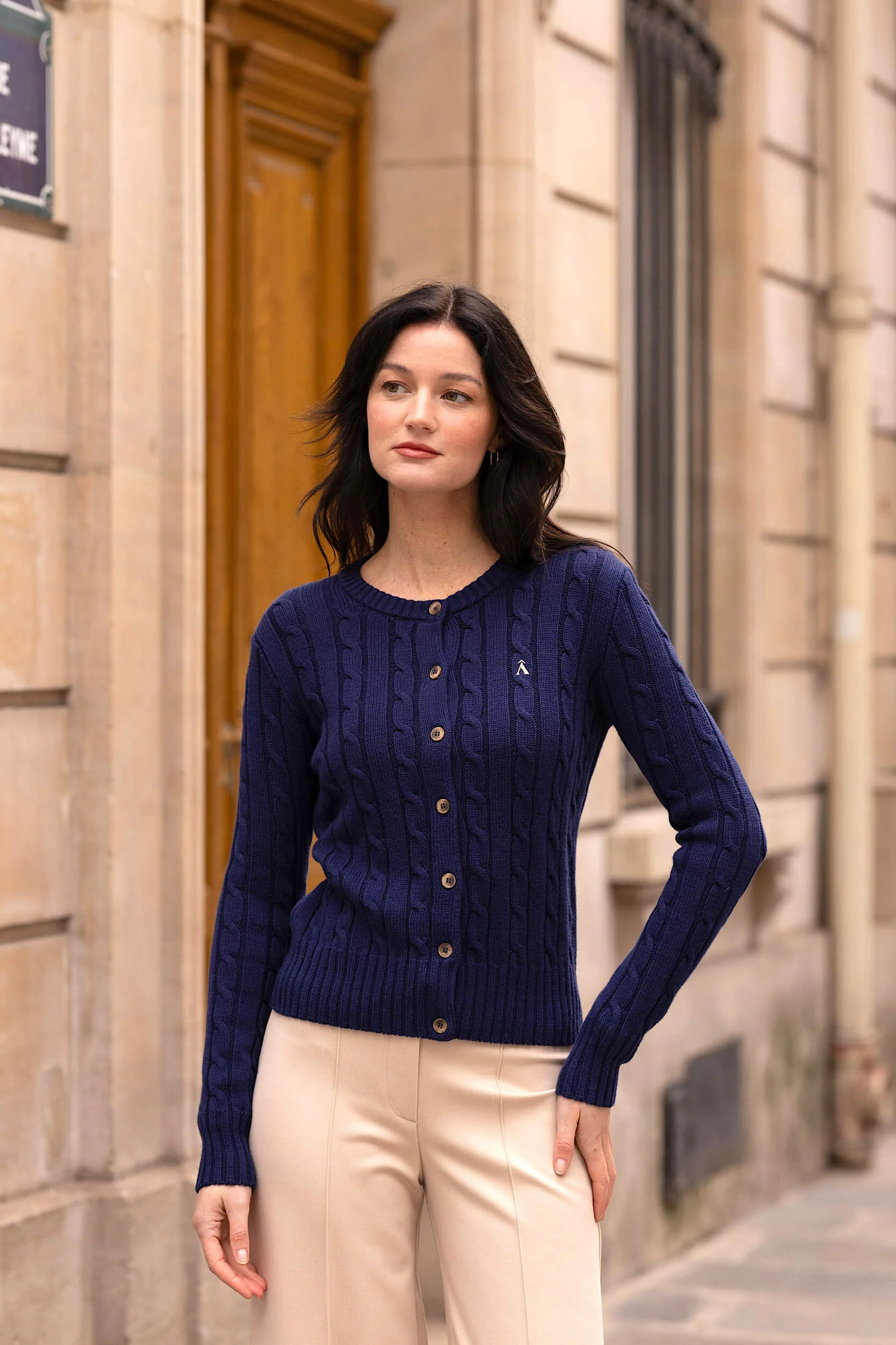 Vincent Cotton Cashmere Cardigan - Image 10