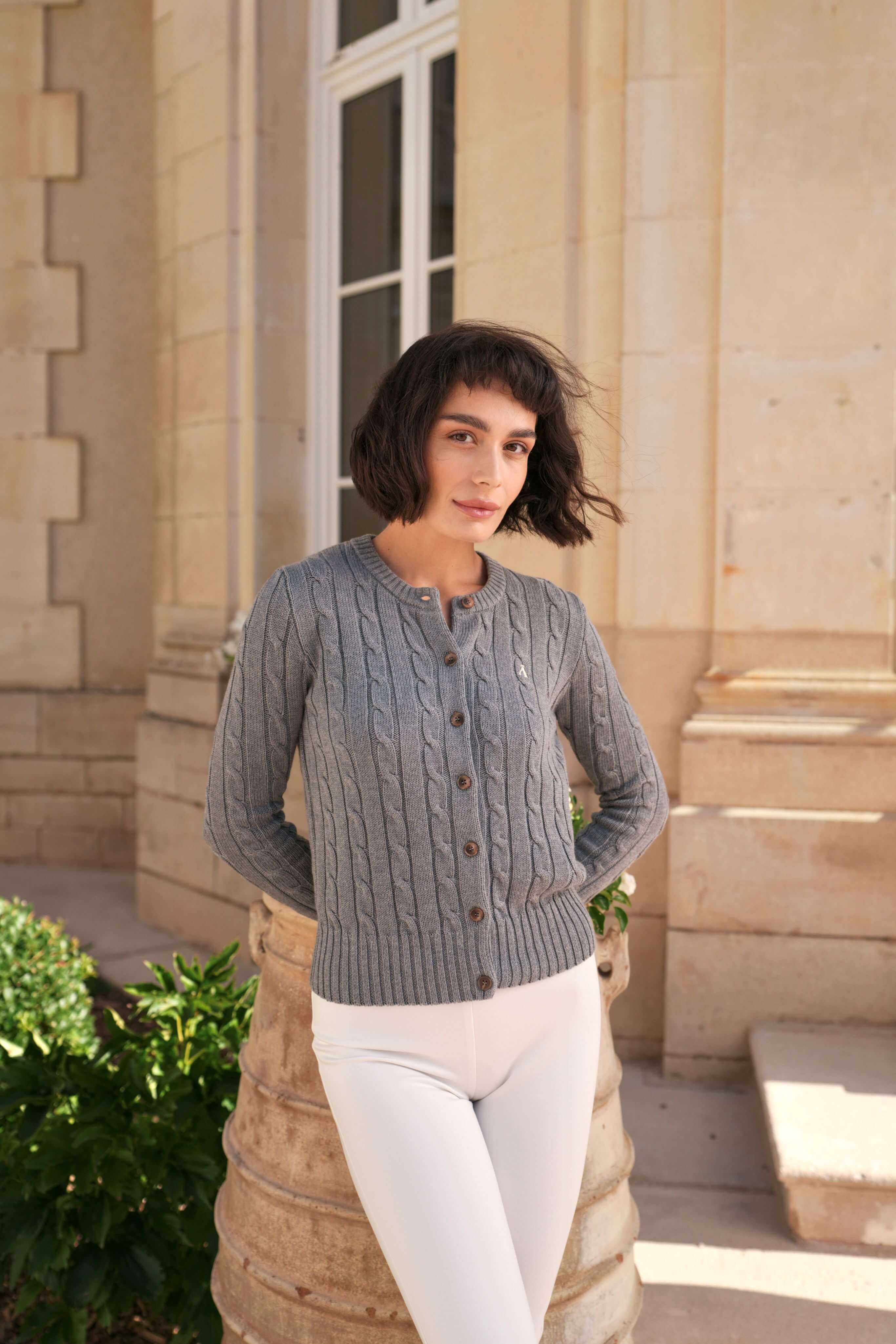 Vincent Cotton Cashmere Cardigan - Image 4