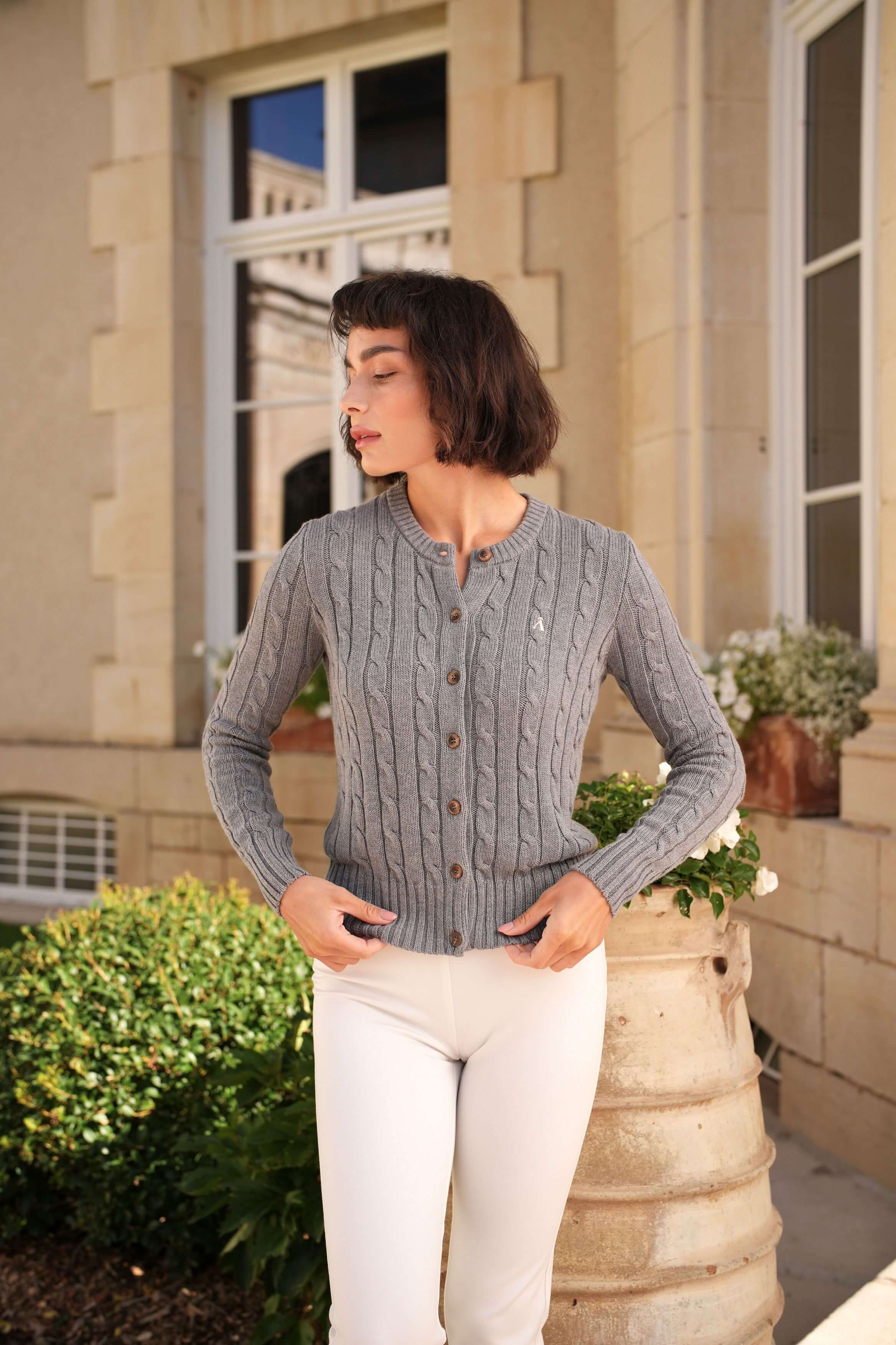 Vincent Cotton Cashmere Cardigan - Image 8