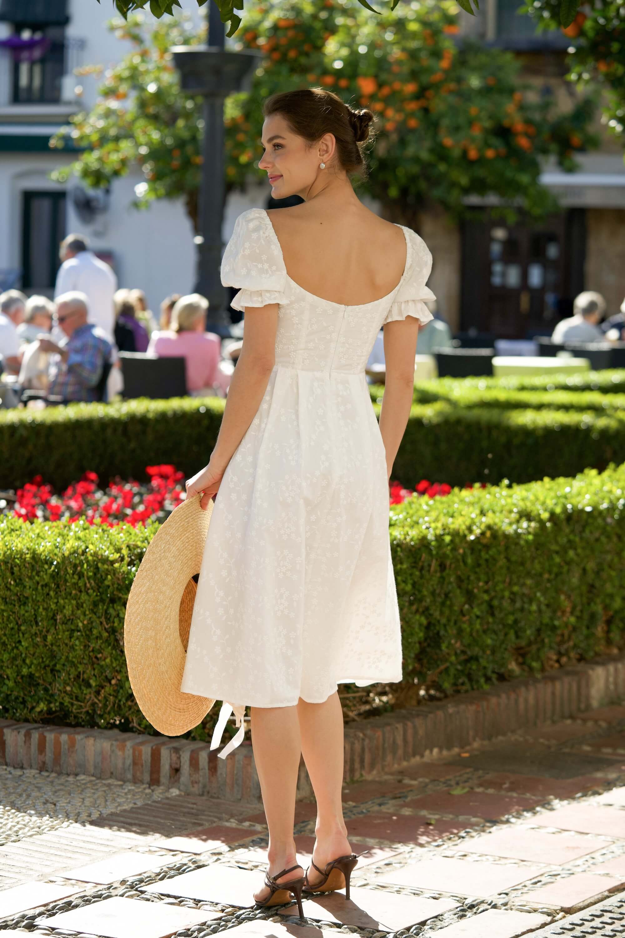 Mira Puffed Sleeve Dress - Image 10