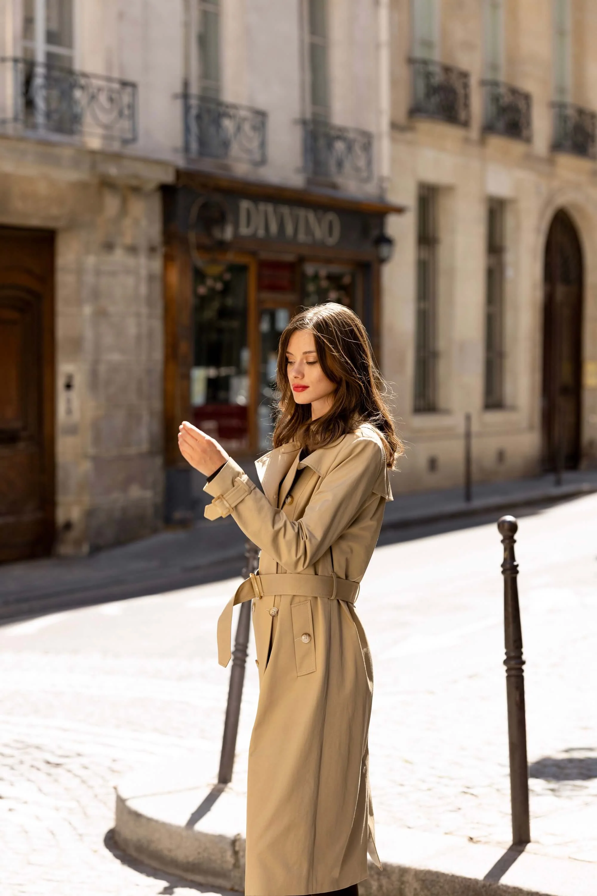 Kelianne Cotton Trench Coat - Image 18