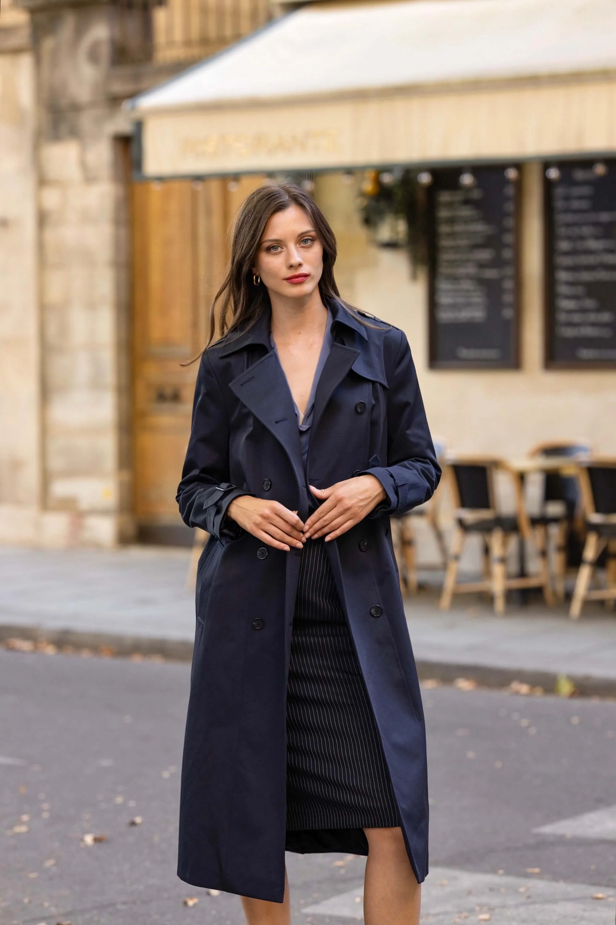 Kelianne Cotton Trench Coat - Image 23