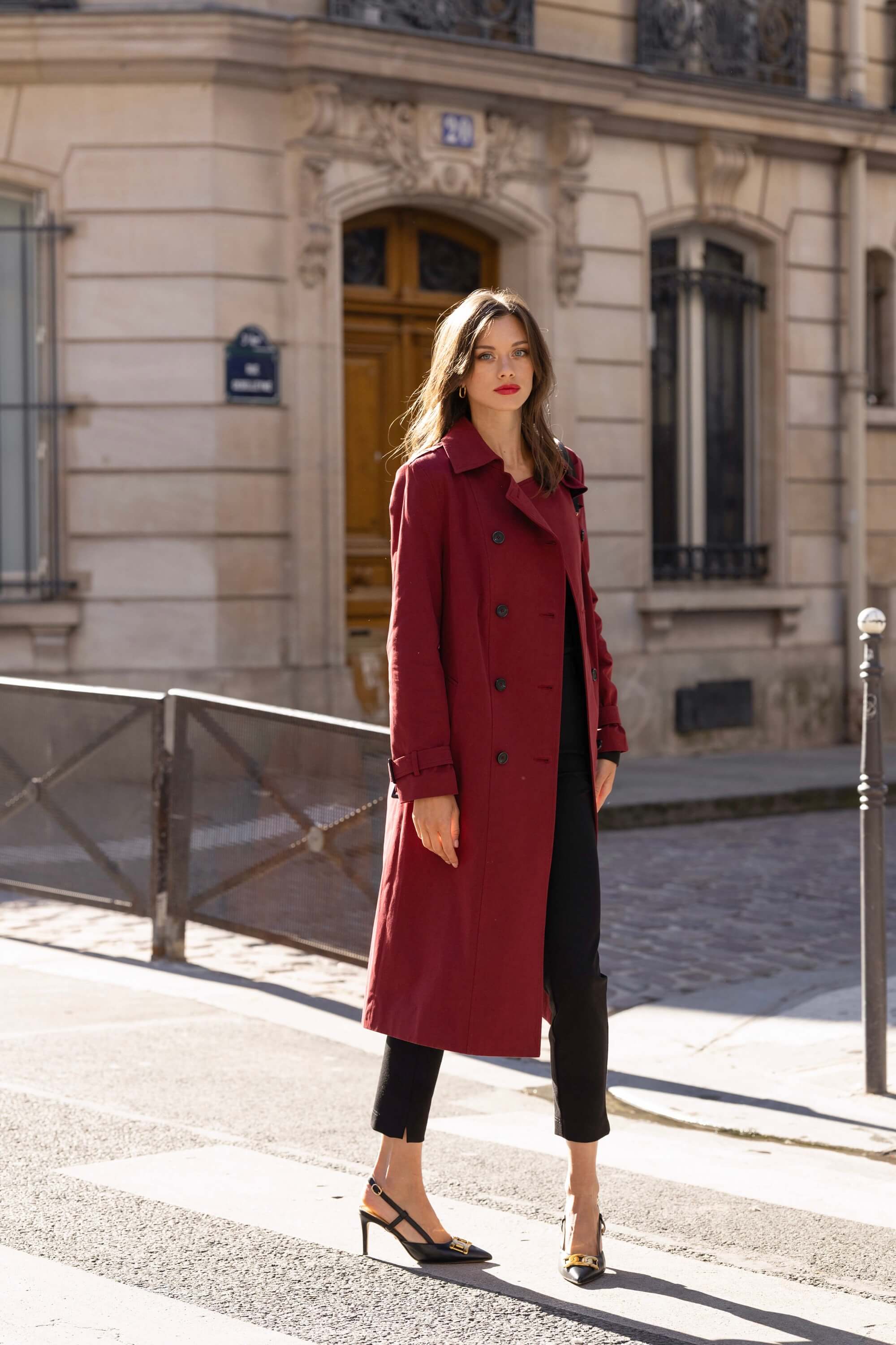 Kelianne Cotton Trench Coat - Image 3