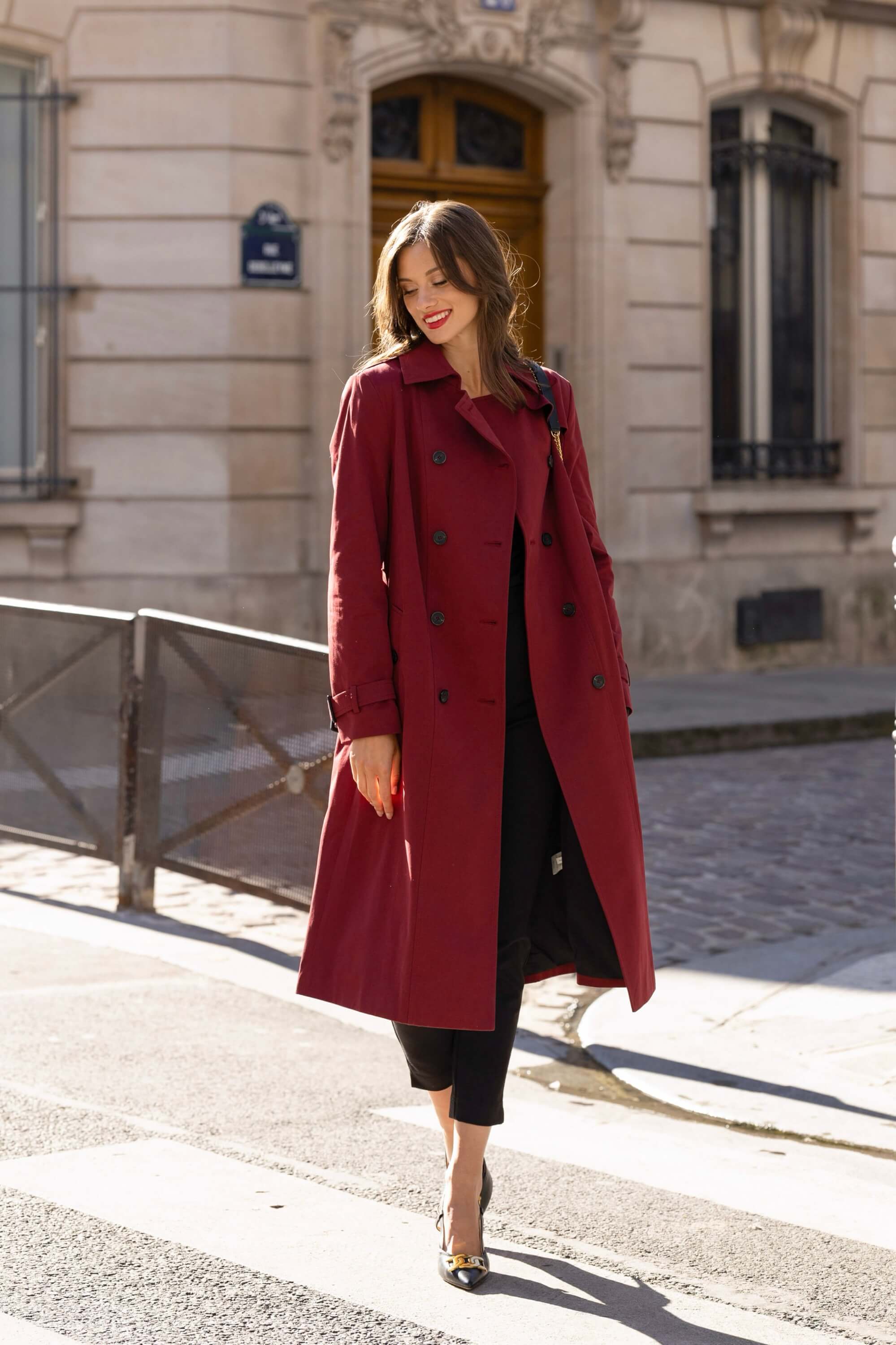 Kelianne Cotton Trench Coat - Image 6