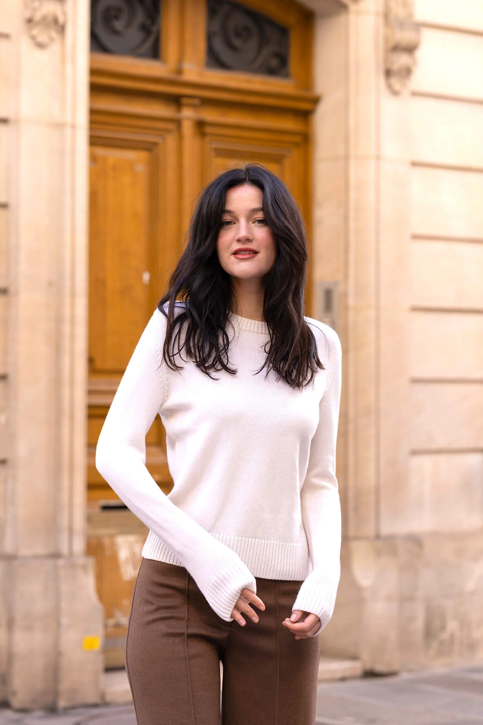 Oscar Wool Cashmere Sweater - Image 3