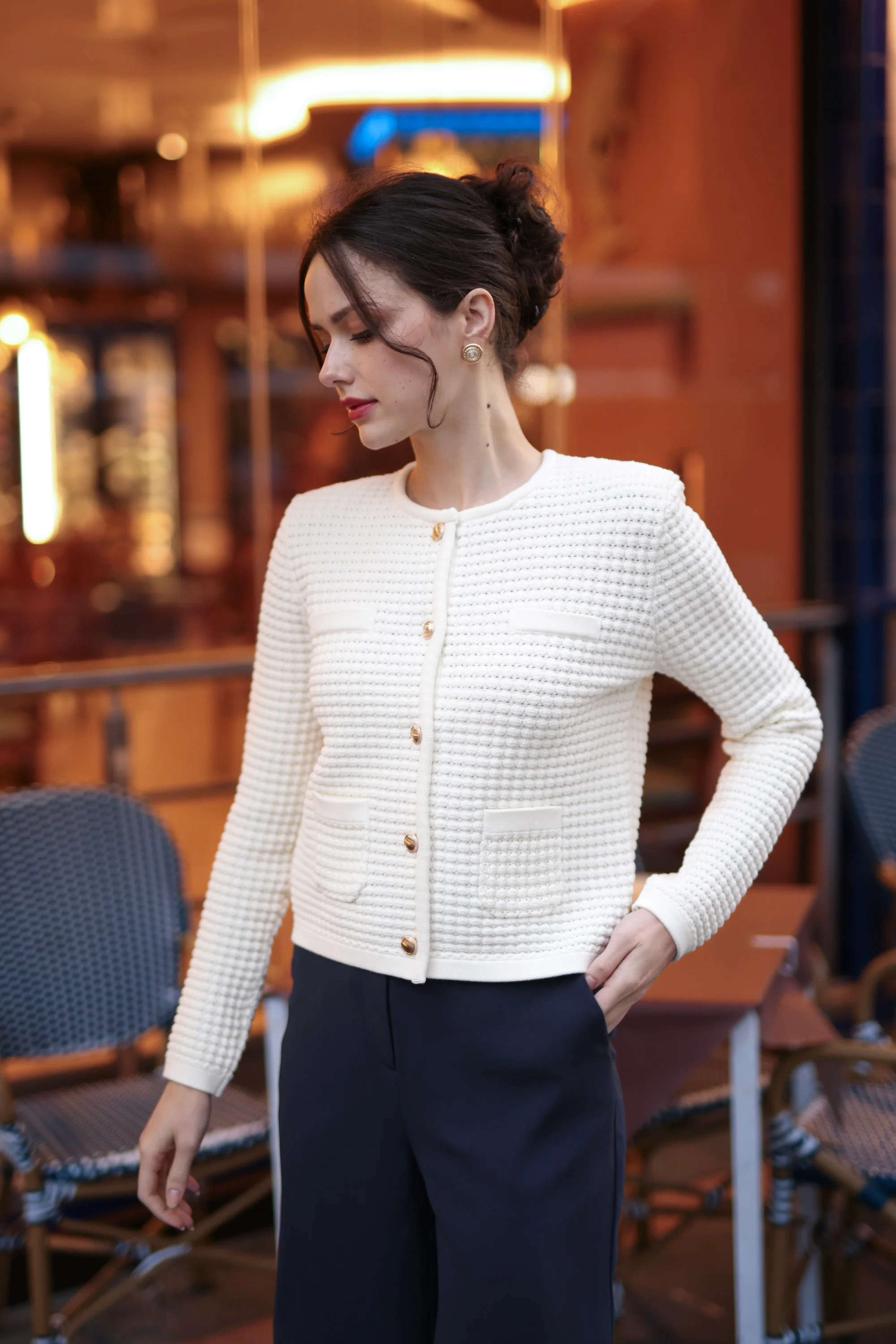 Margery Ecovero Knit Jacket - Image 4