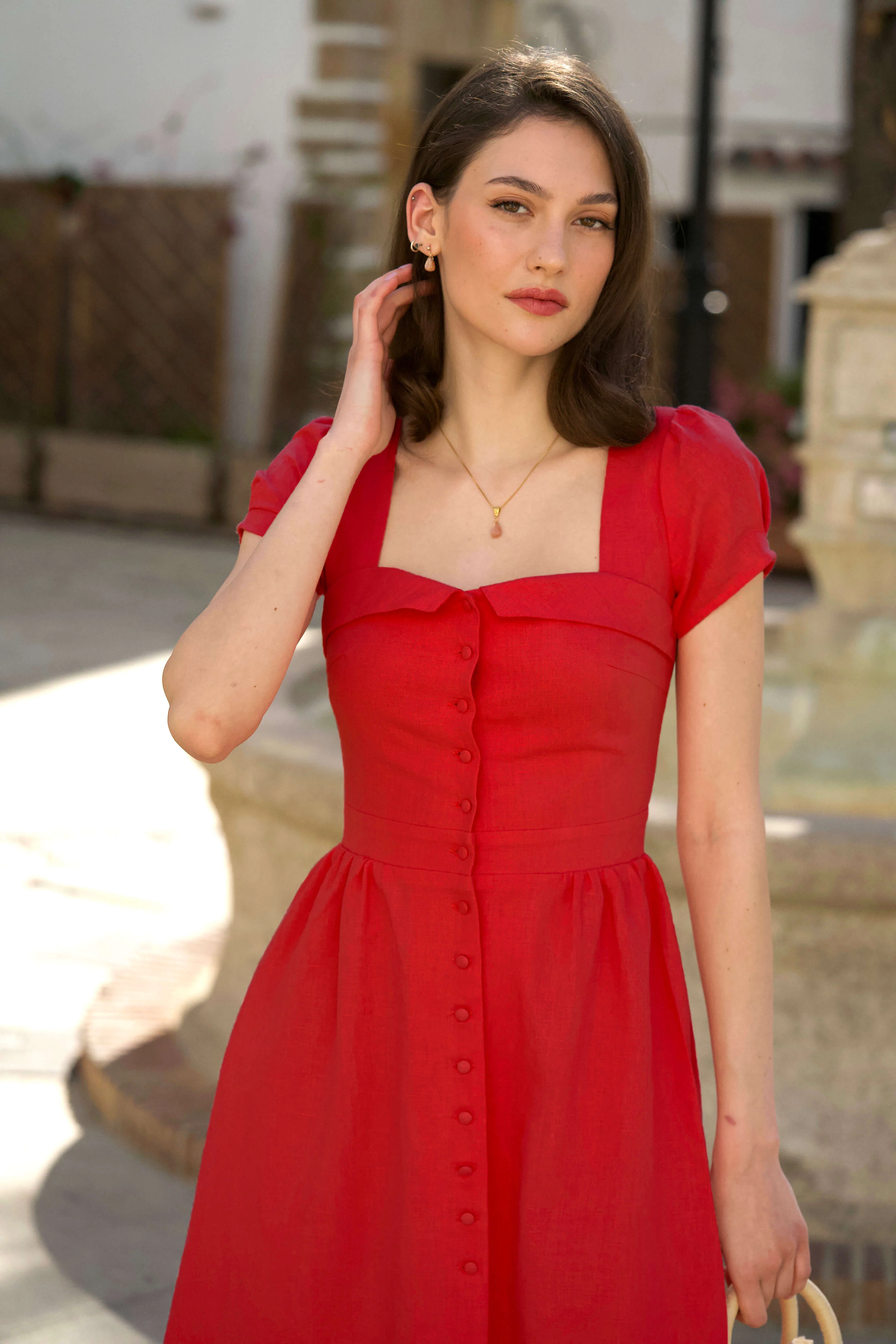 Estelle Button Down Dress - Image 18