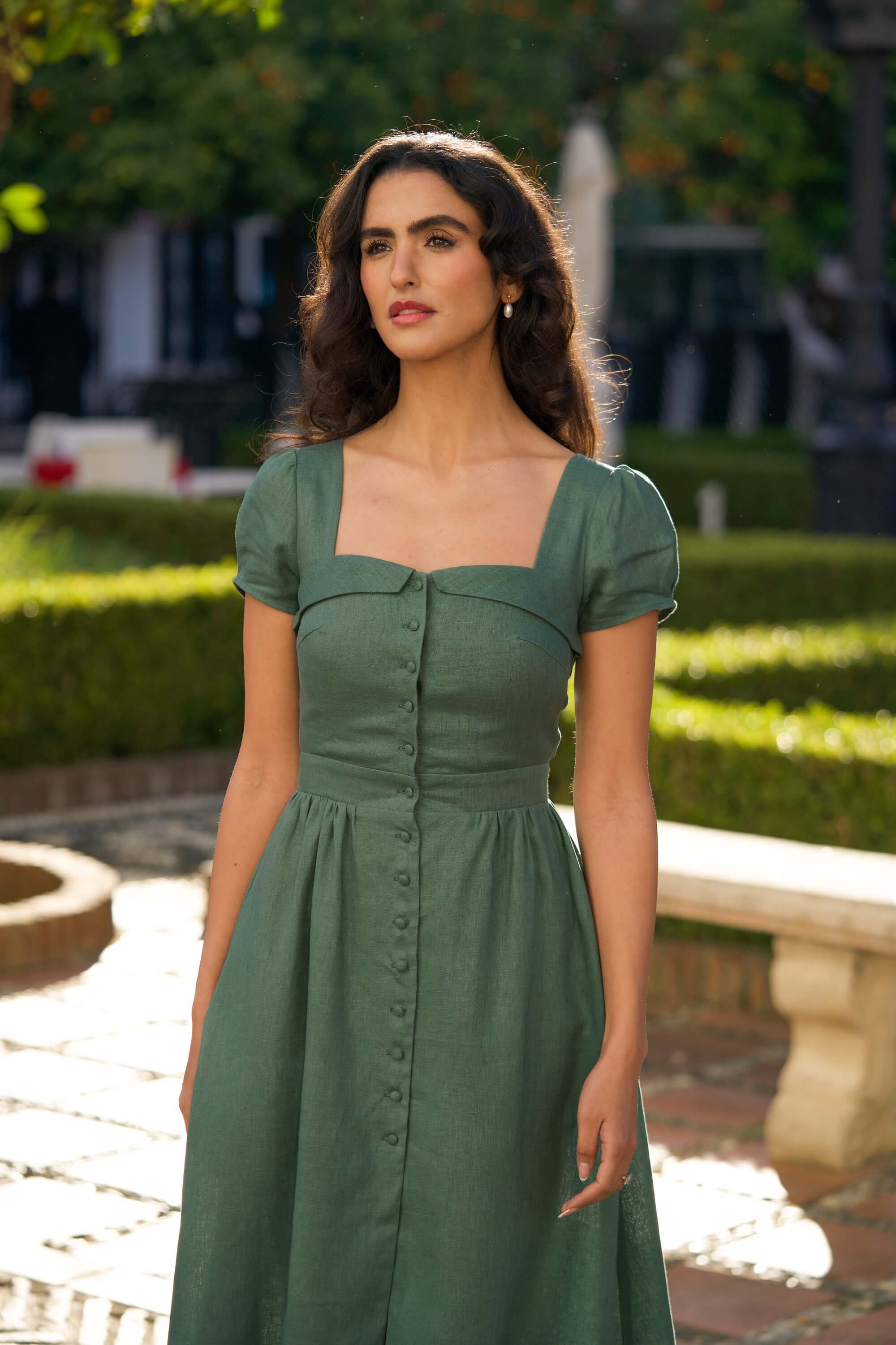 Estelle Button Down Dress - Image 6