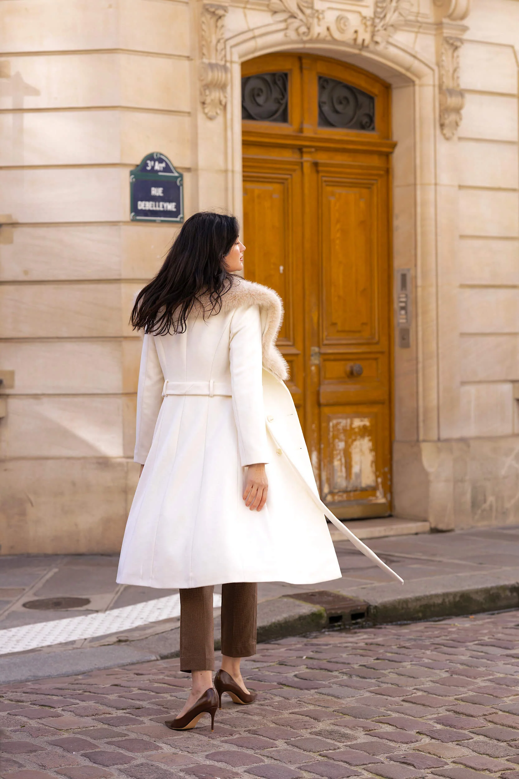 Angelina Faux Fur Coat - Image 4