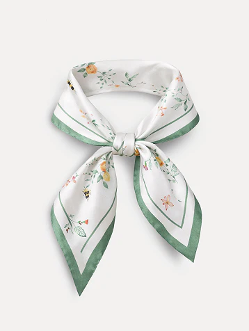 Silk Scarf Flora Gift