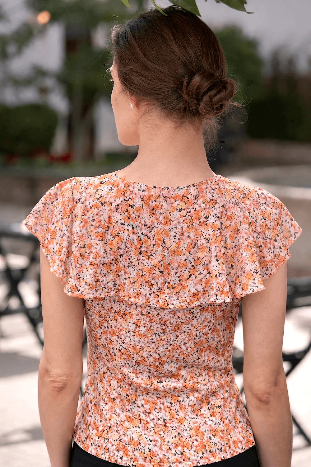 Milena Flounce Blouse - Image 4