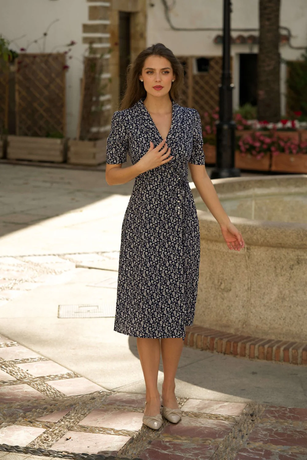 Gracelyn Wrap Dress - Image 4