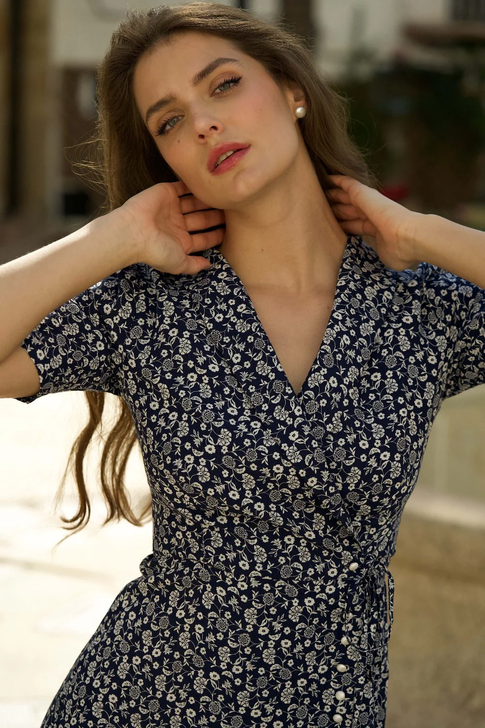 Gracelyn Wrap Dress - Image 5