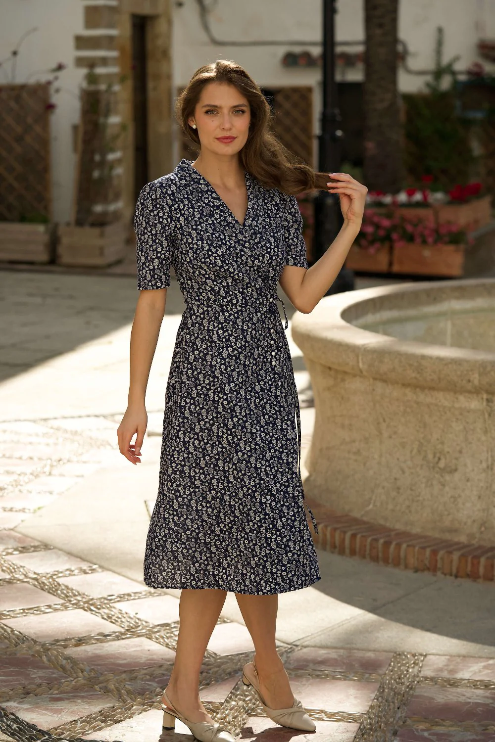 Gracelyn Wrap Dress - Image 6