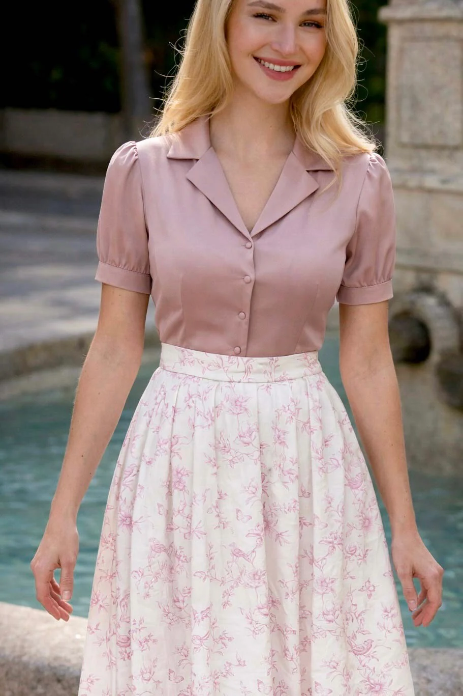 Talia Peplum Blouse - Image 2