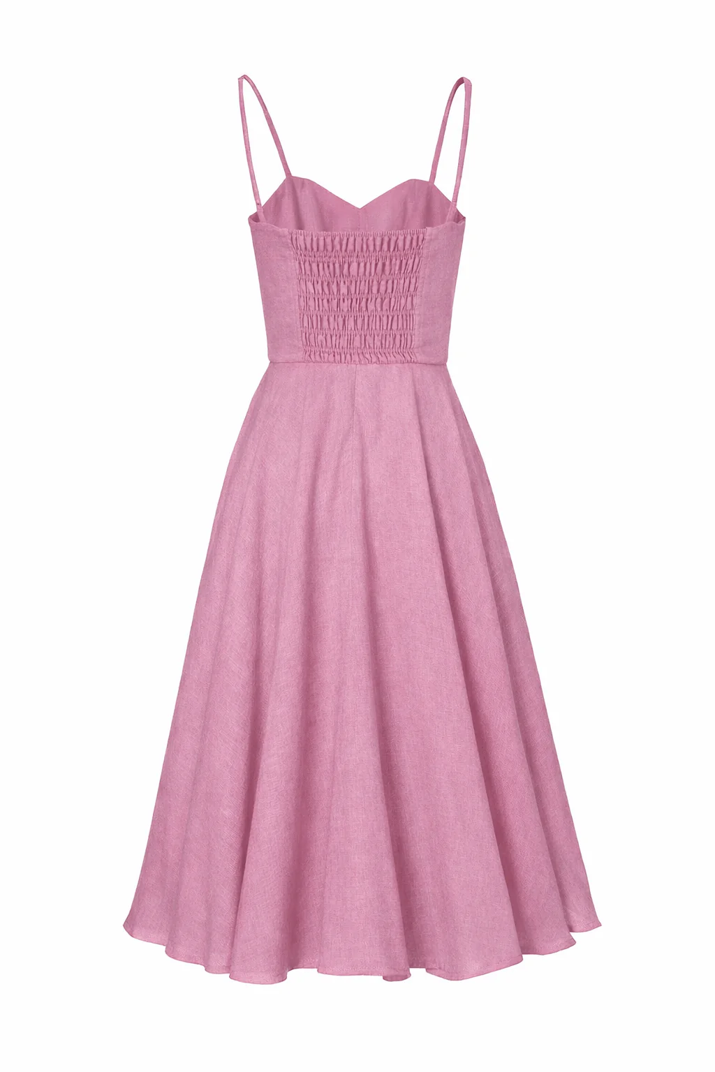 Bardot Linen Dress - Image 5