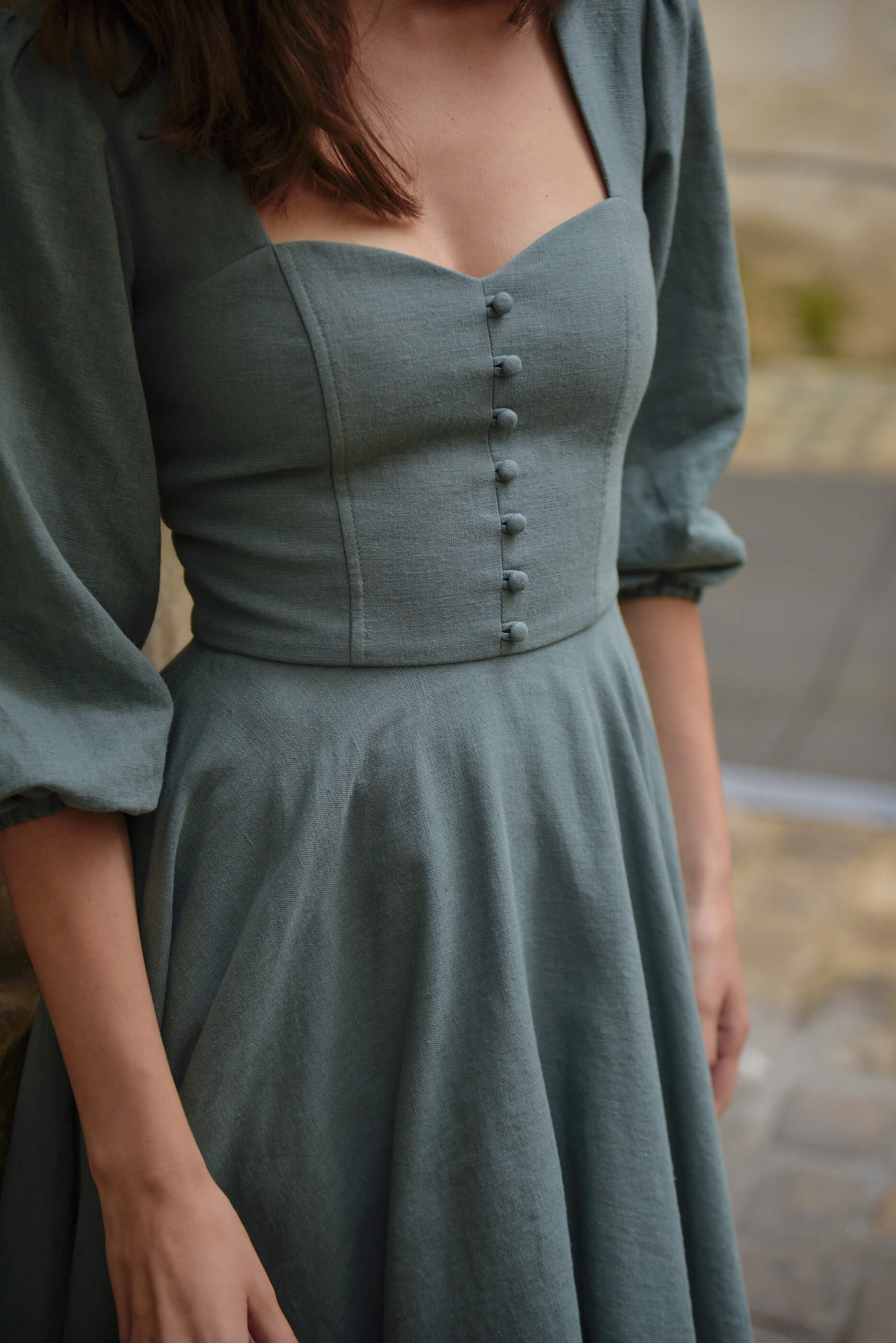Bardetta Linen Dress - Image 3