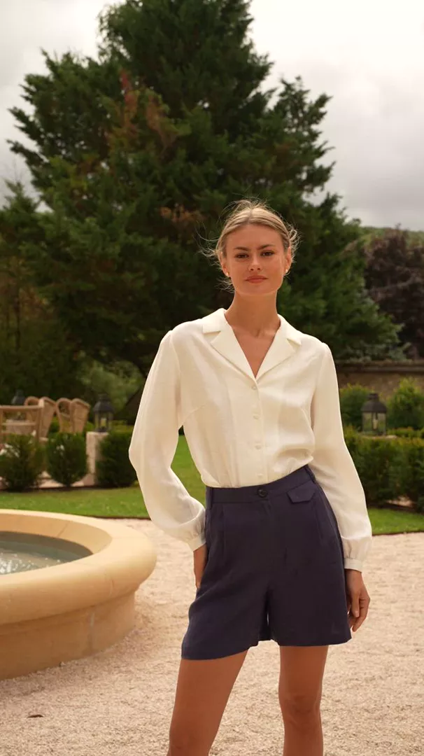 Harper Linen Shorts - Image 4