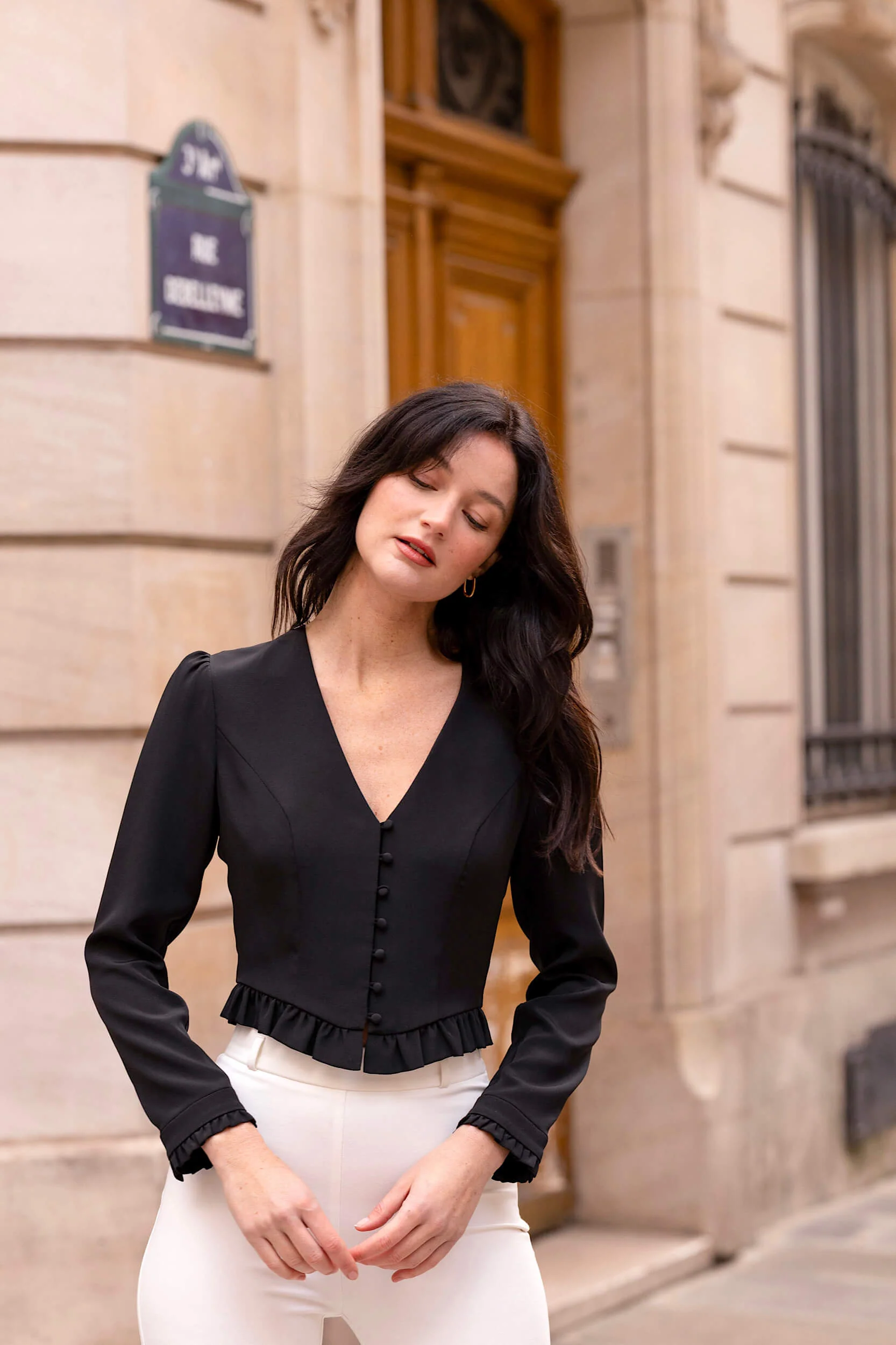 Regina Silk Blouse - Image 2