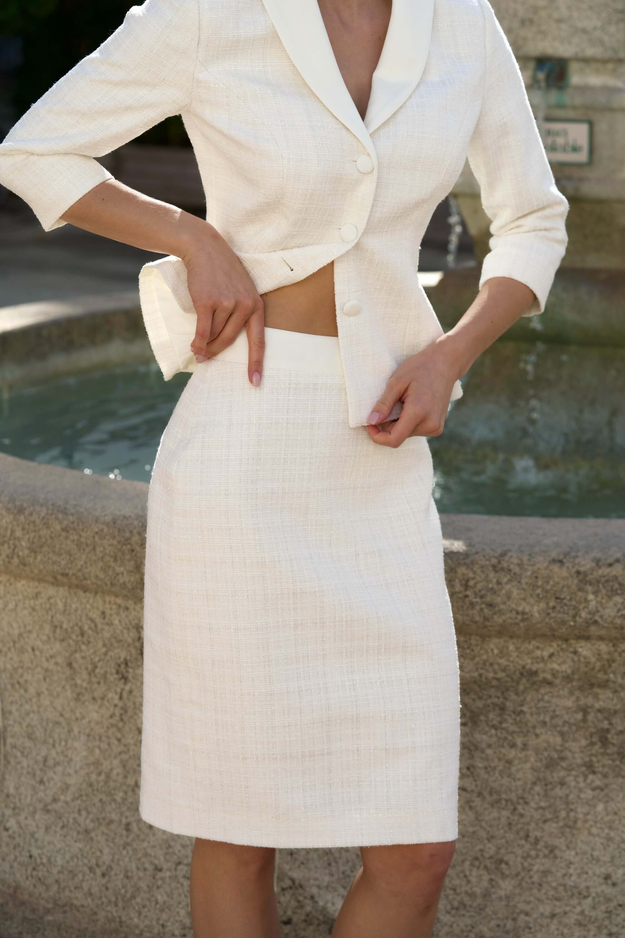 Margaux Tweed Two Piece - Image 4