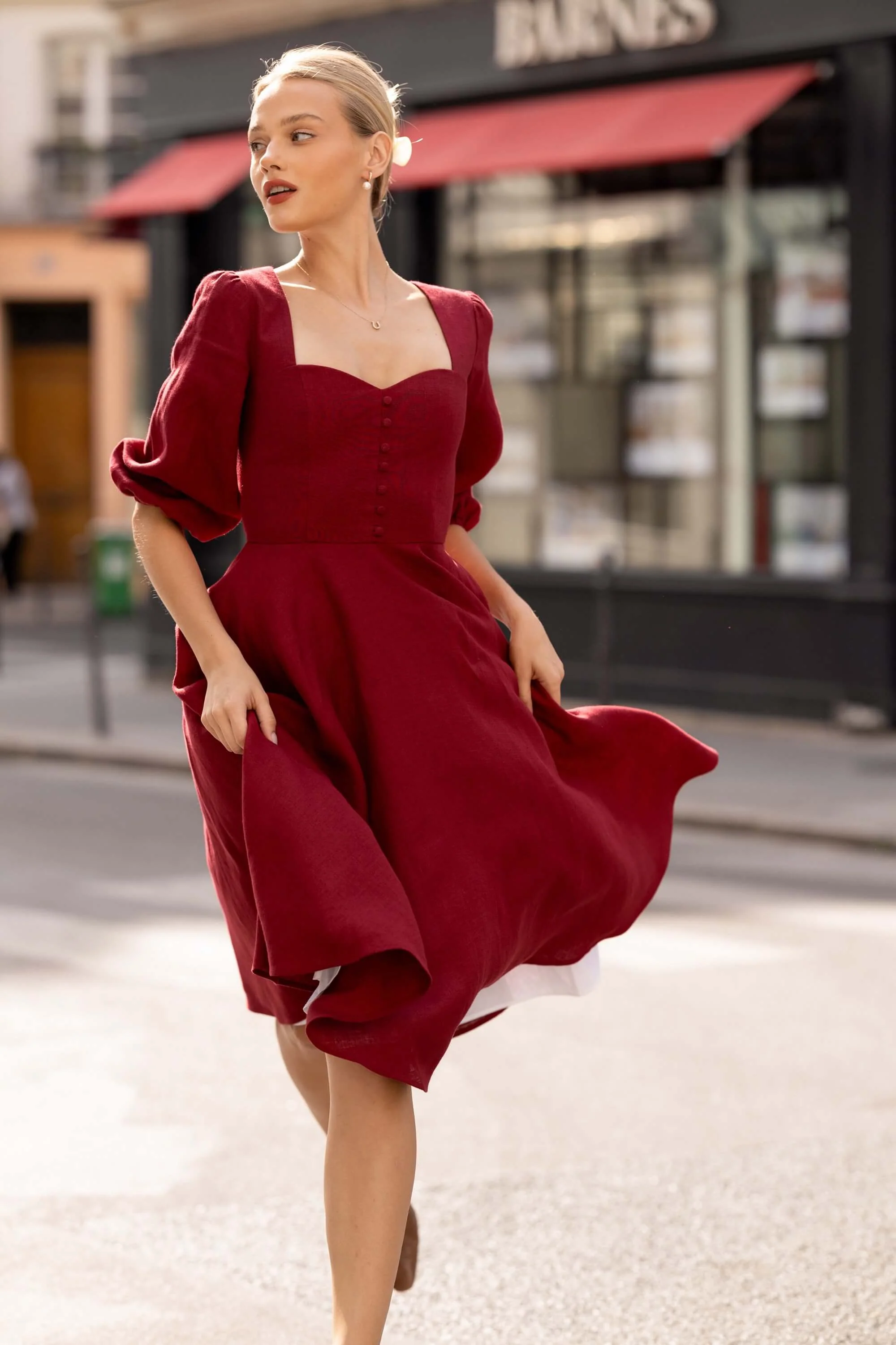 Bardetta Linen Dress - Image 13