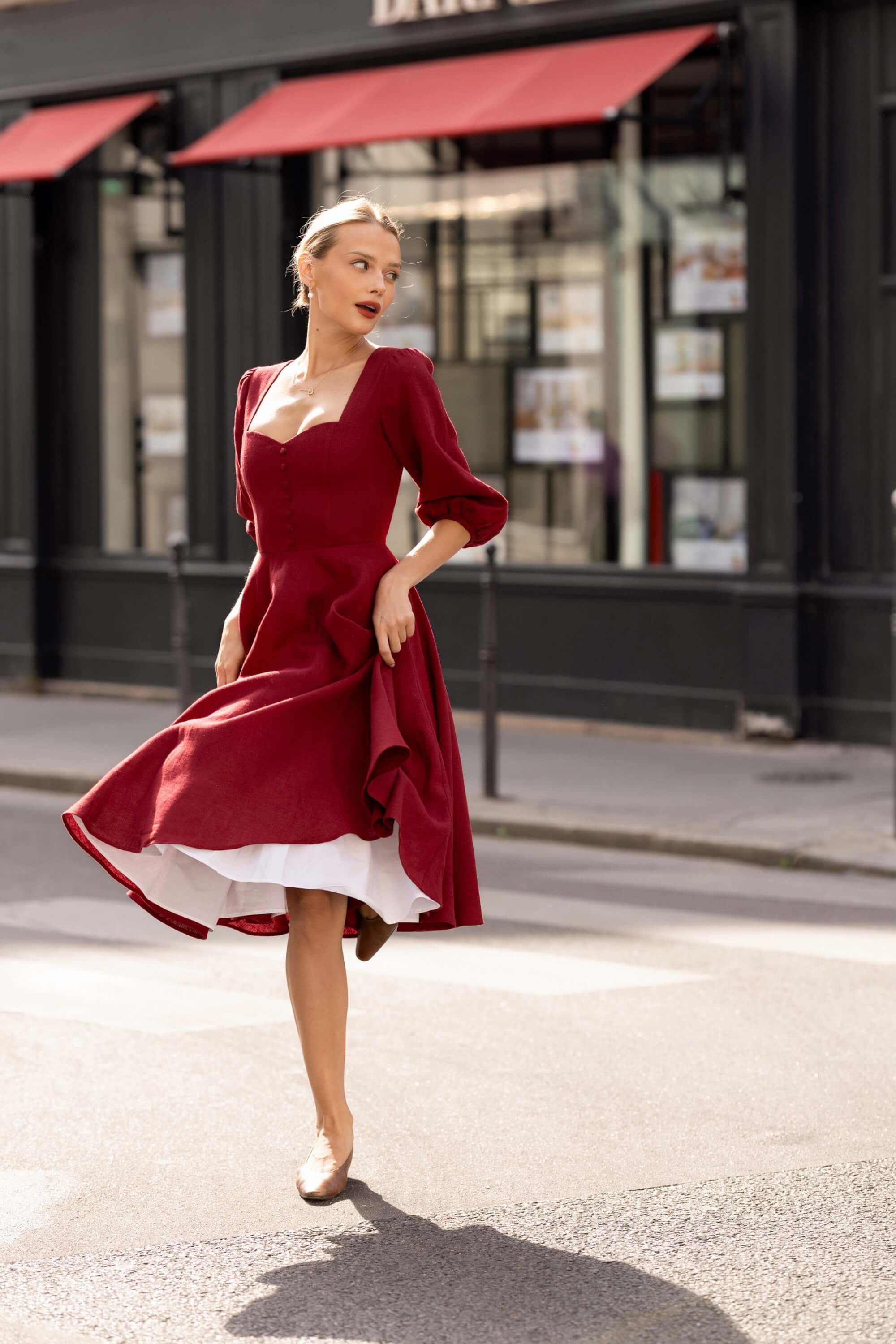 Bardetta Linen Dress - Image 15