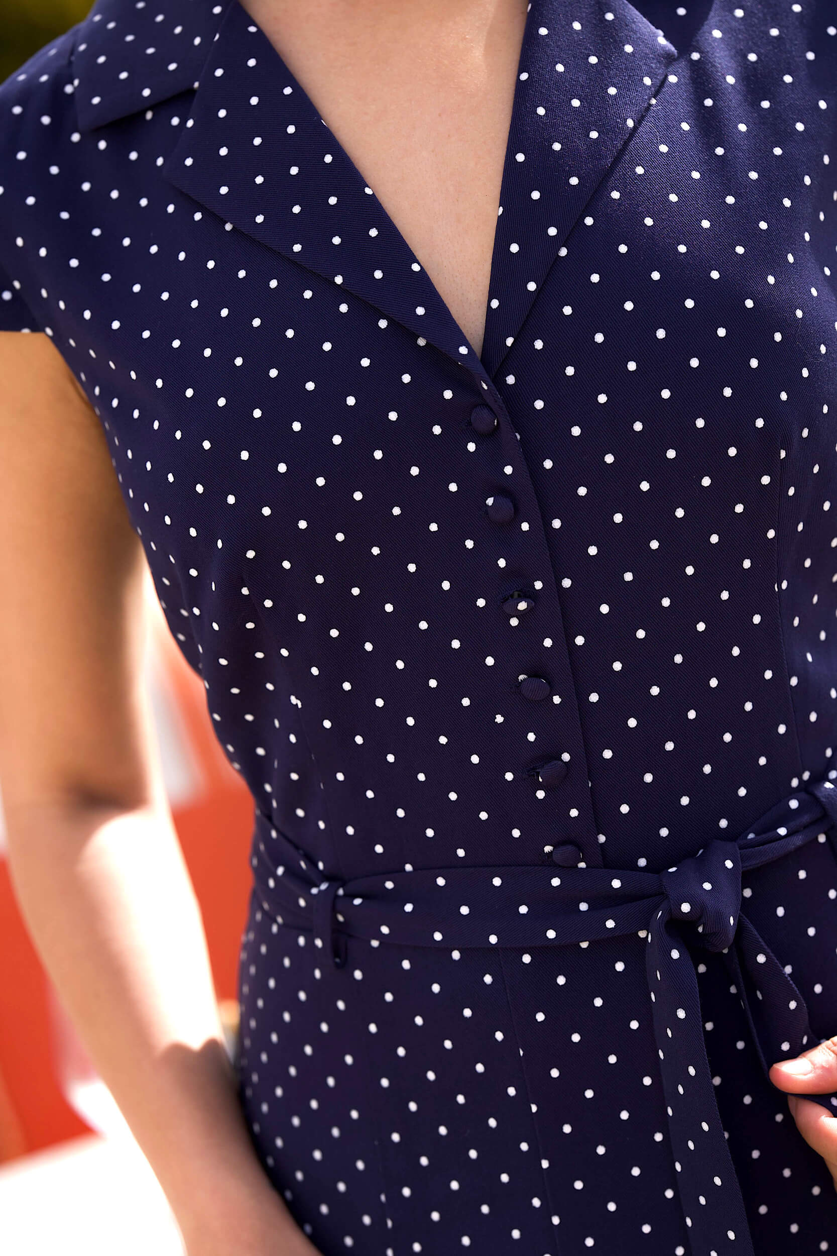Hortense Polka Dot Dress - Image 6