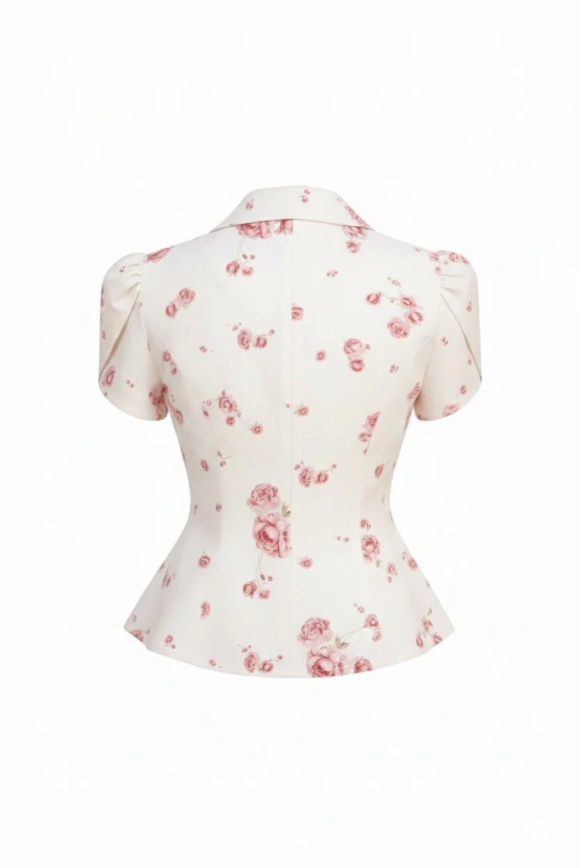 Andi Peplum Blouse - Image 6