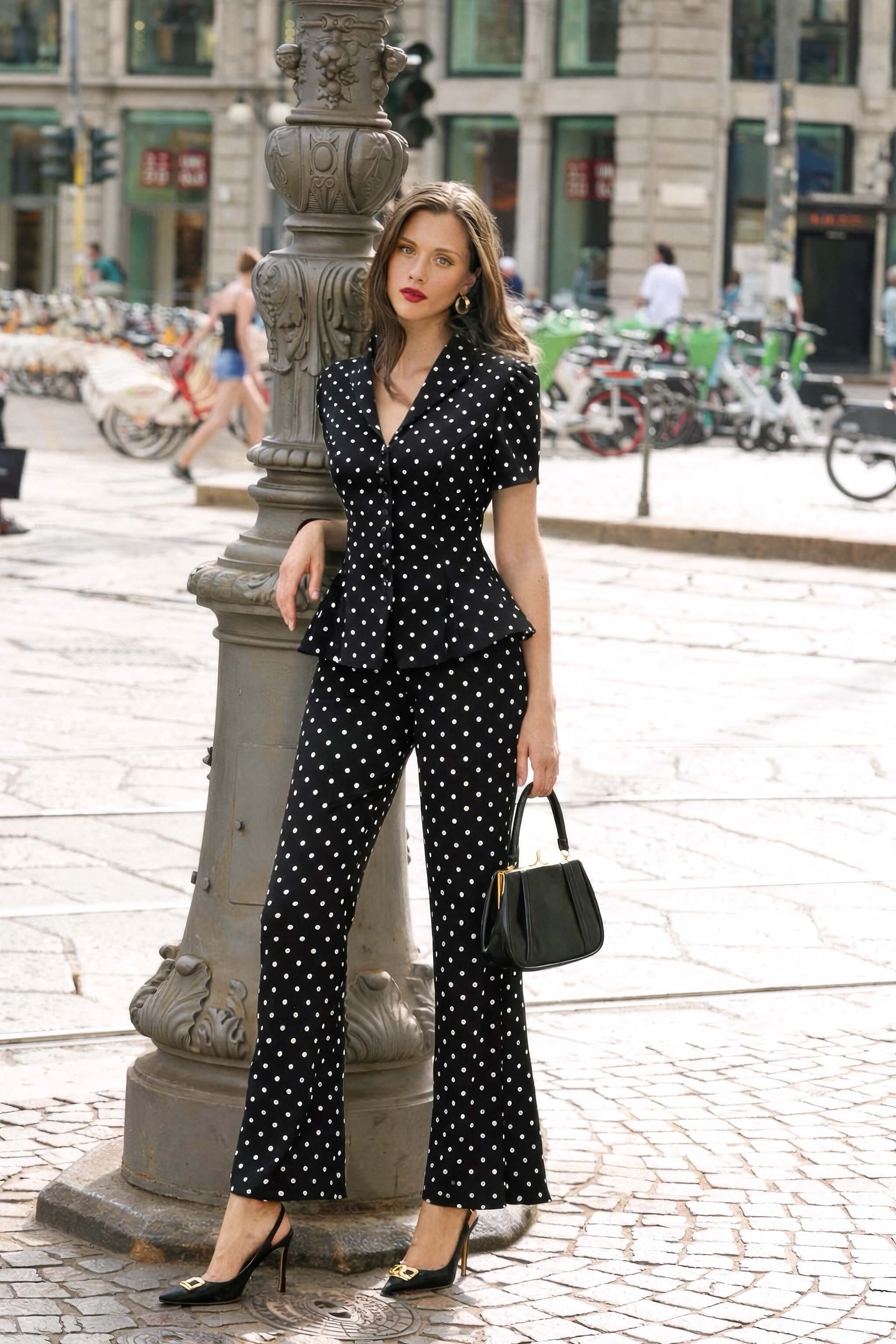 Andi Polka Dot Blouse - Image 5