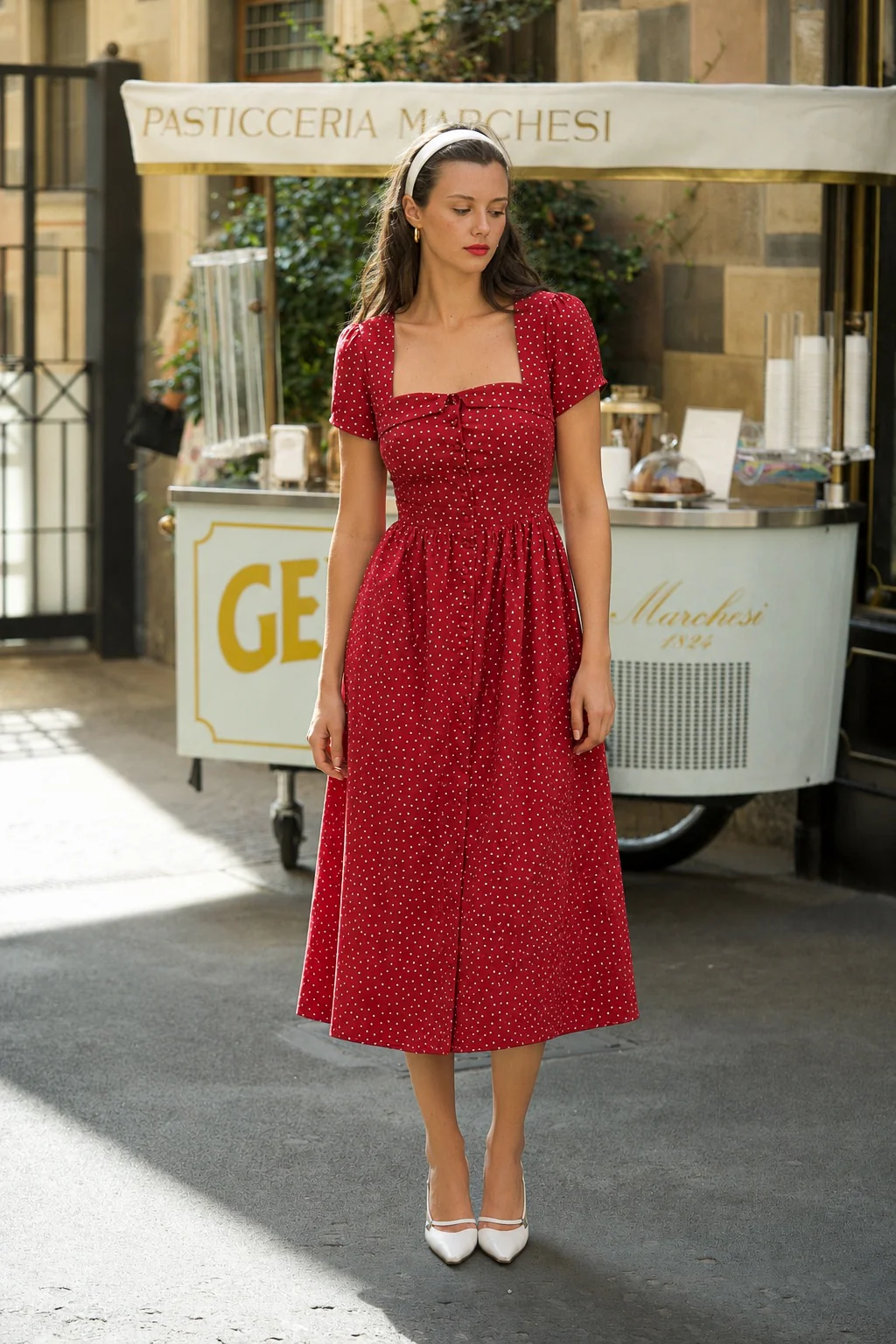 Estelle Button Down Dress - Image 2