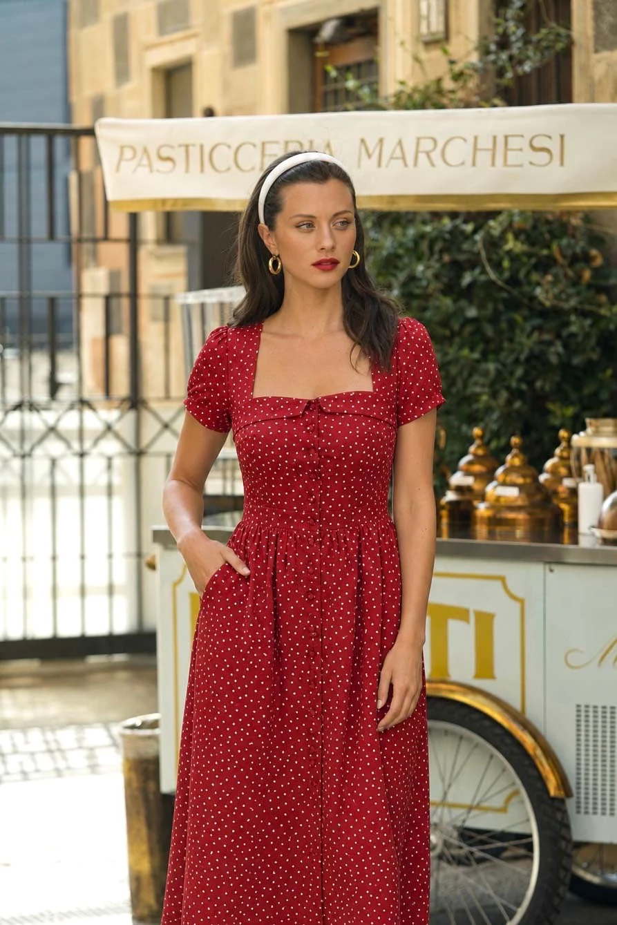 Estelle Button Down Dress - Image 3