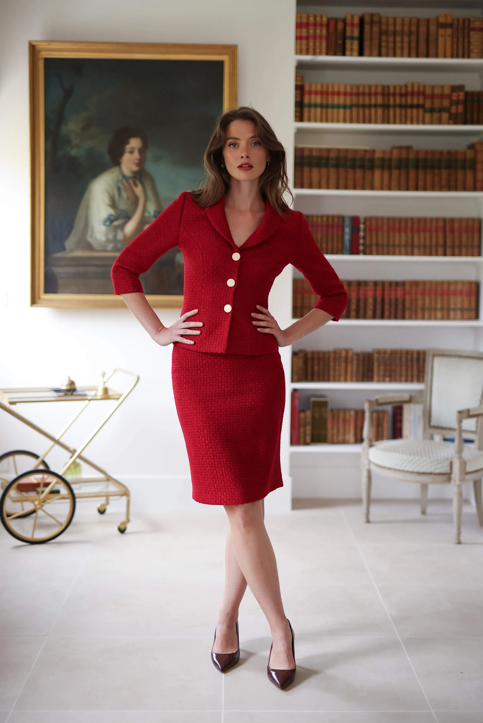 Margaux Tweed Two Piece - Image 11
