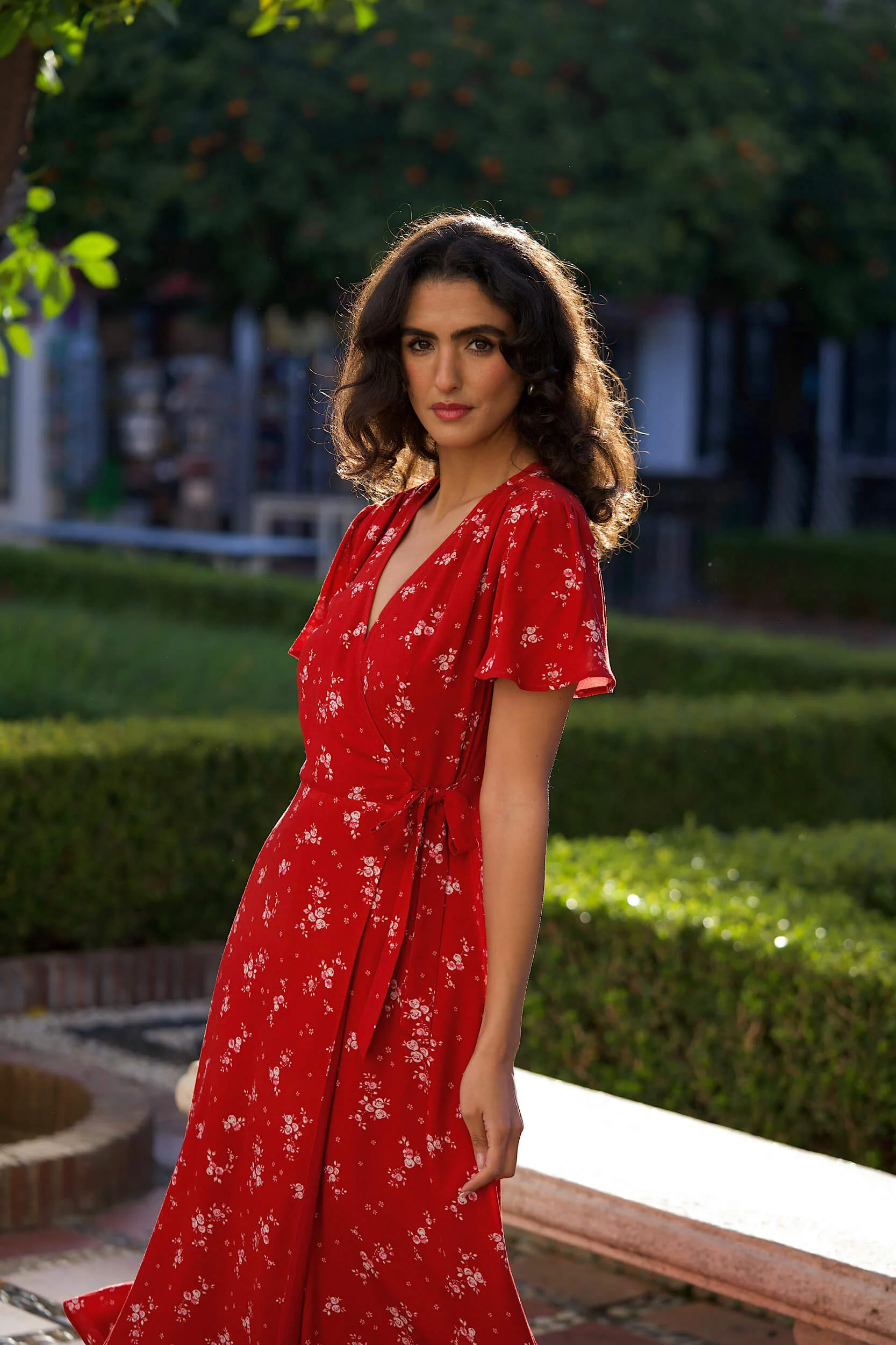Arlette Wrap Dress - Image 4