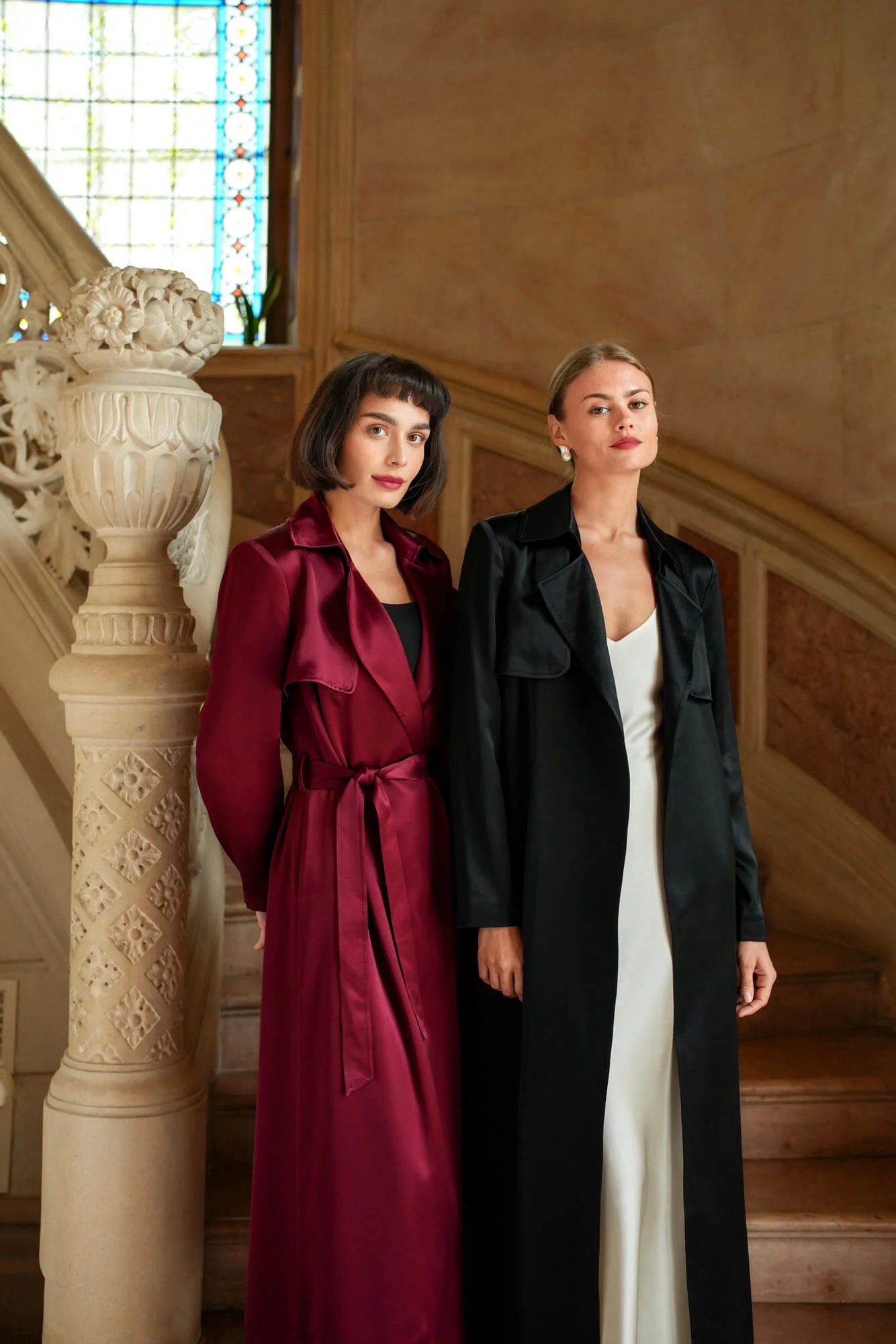 Cameron Satin Trenchcoat - Image 14