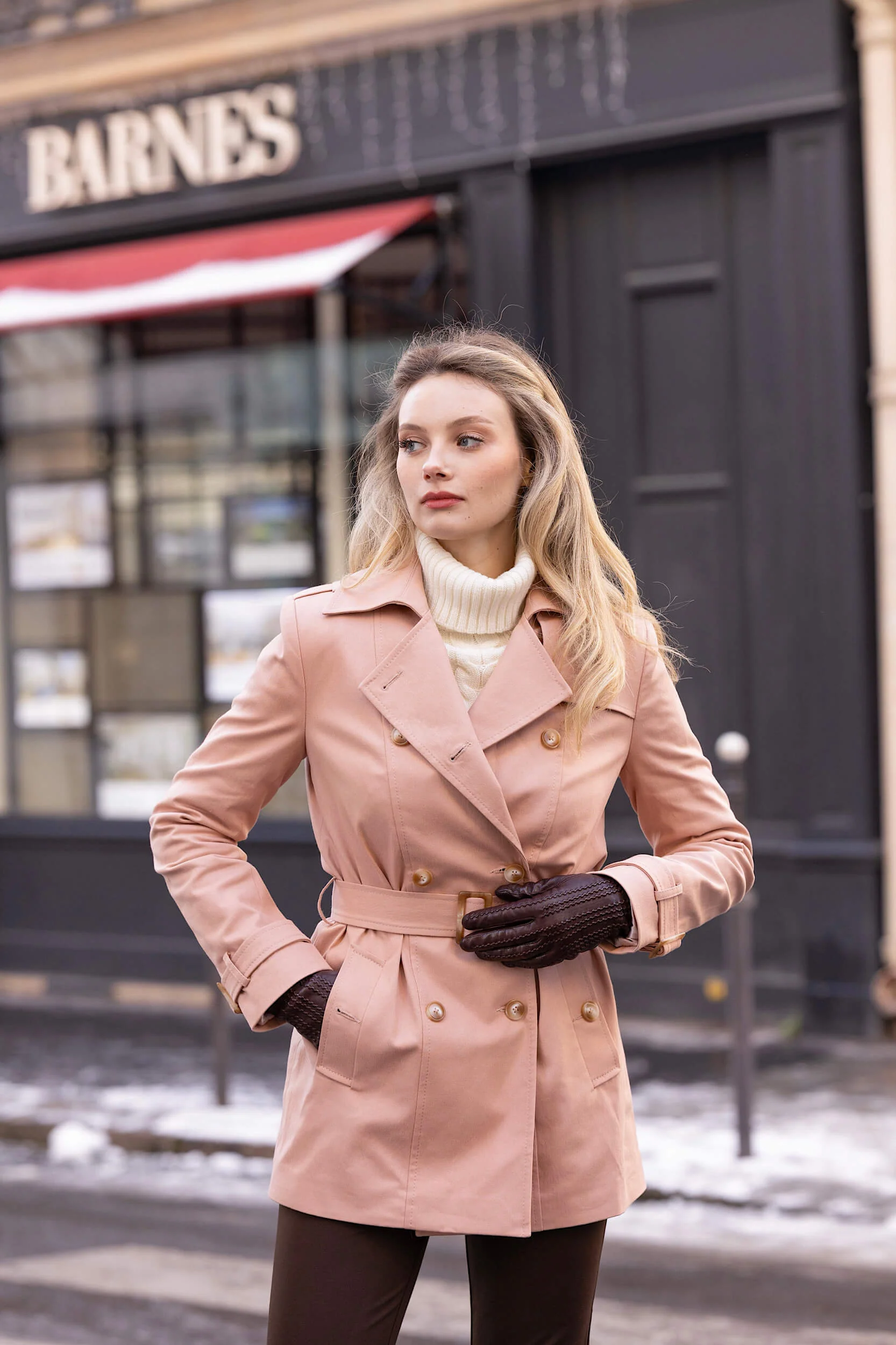 Leanne Short Trench Coat - Image 5
